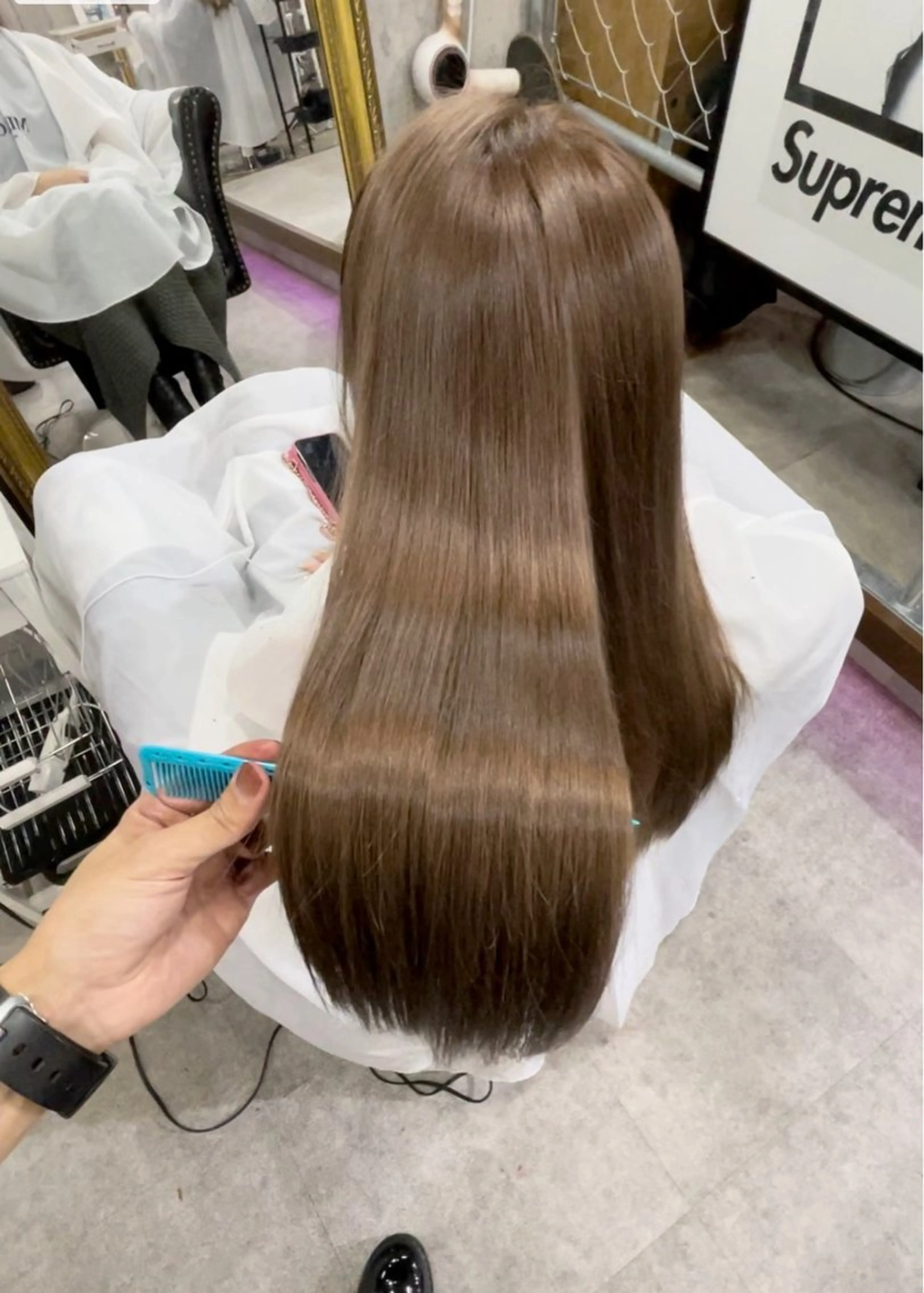 【初回】カラー(ブリーチ無し)+トリートメントの写真