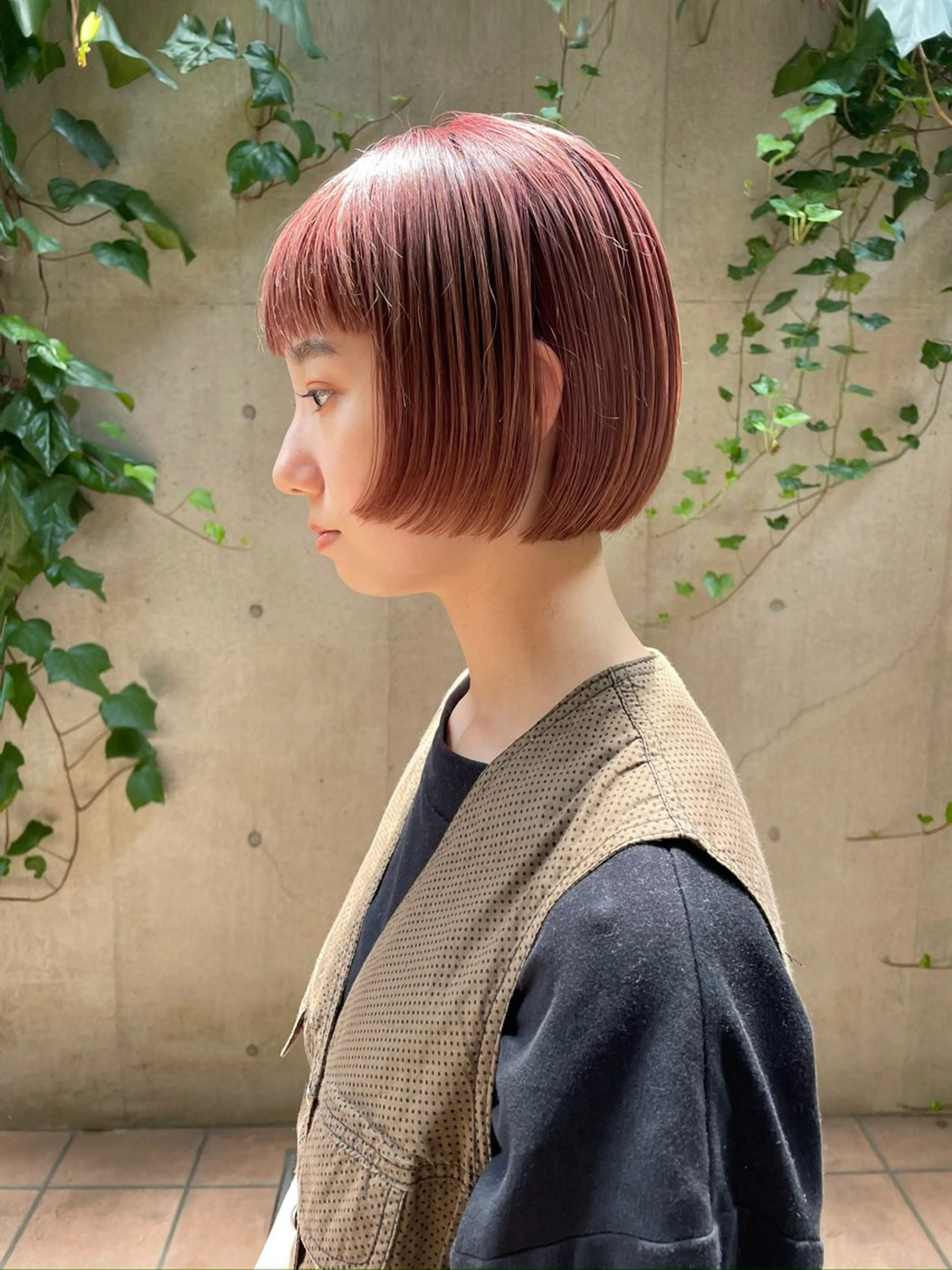 ショート カラー ボブ/ショート 吉田竣のヘアスタイル