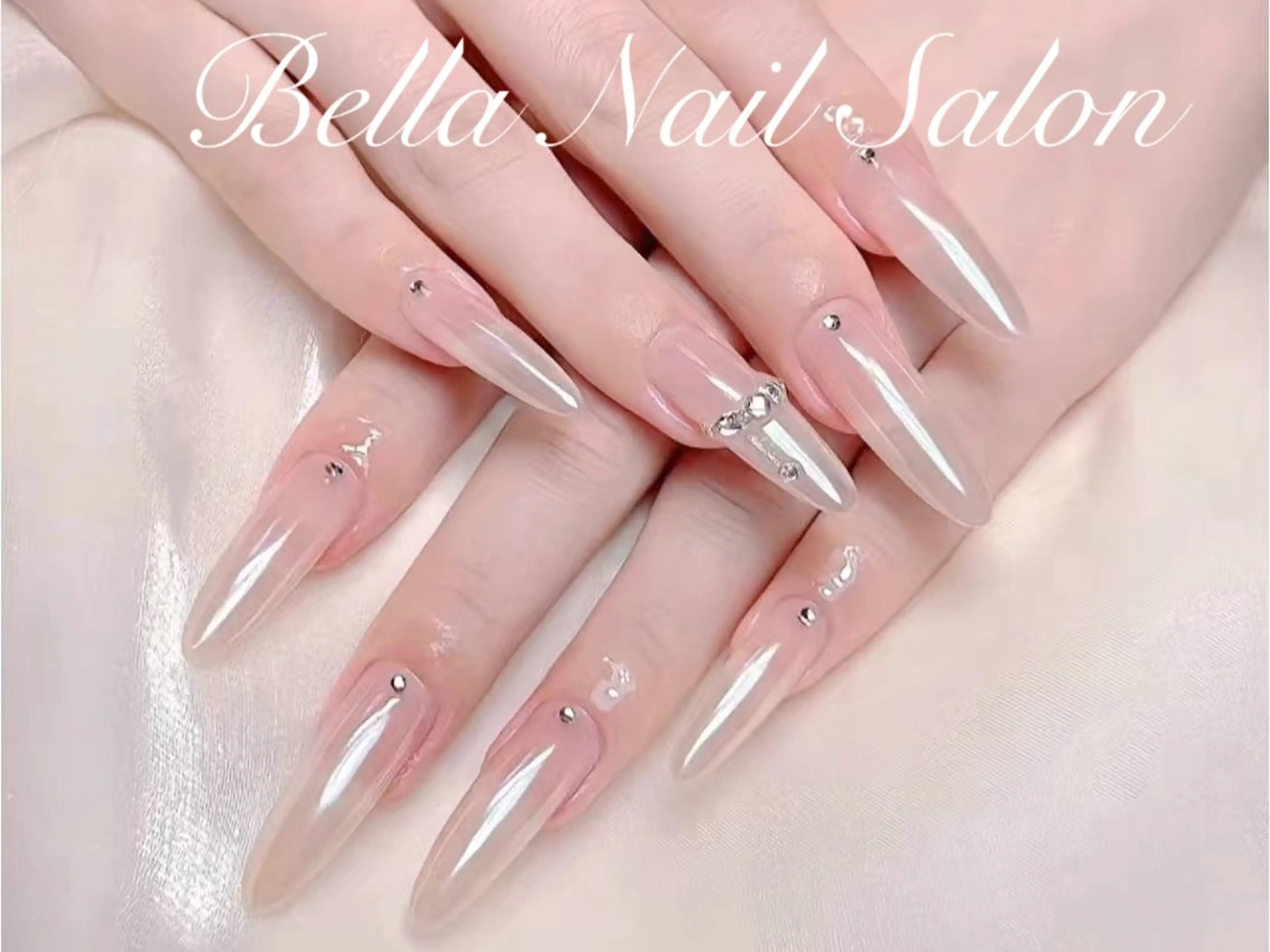 <初回ソフトオフ無料>［自爪］ミラーネイル、ミラーグラデーショ　パラジェル変更ok・フィルイン無料の写真