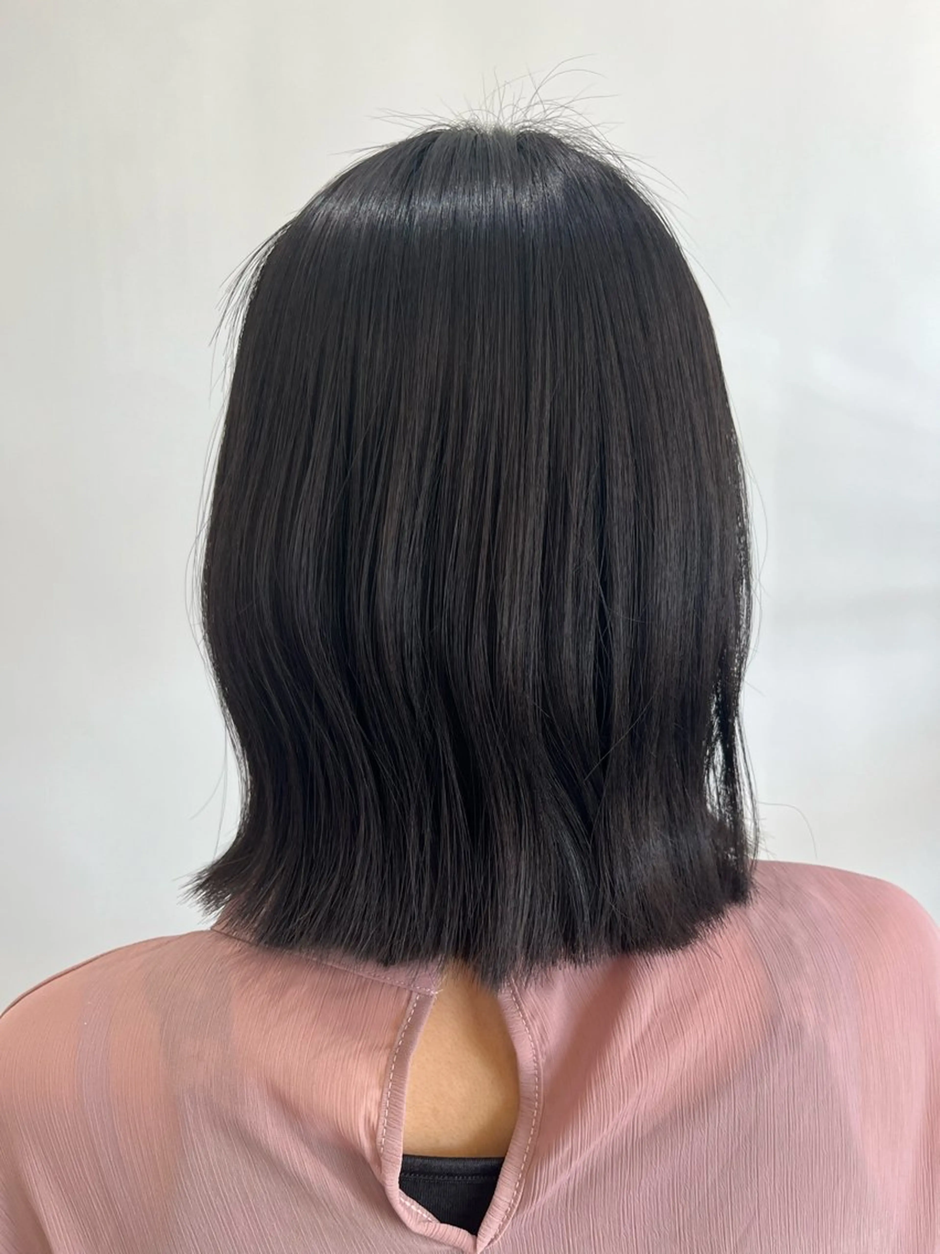 ロング 縮毛矯正 野村 奈里亜のヘアスタイル