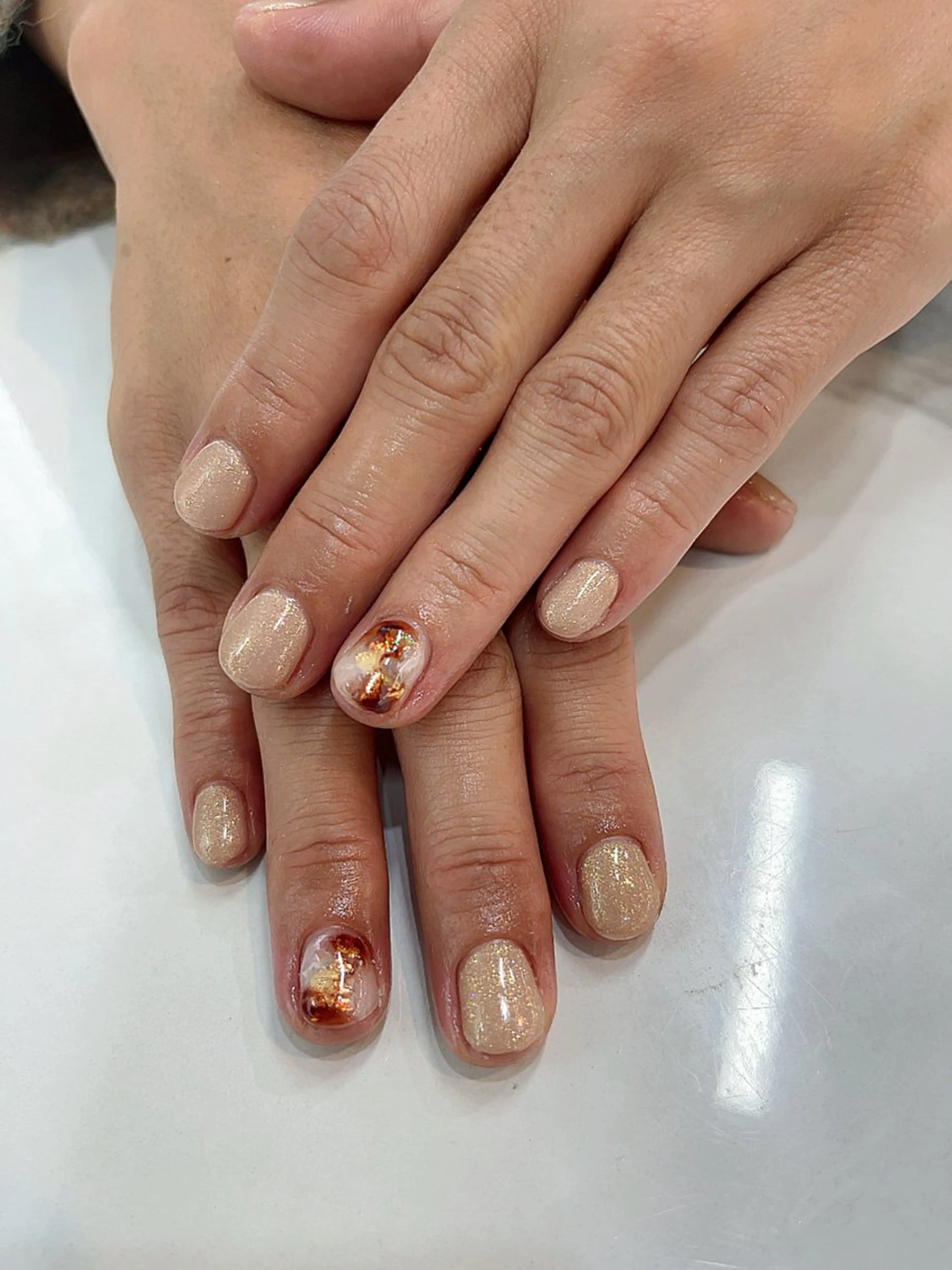 ネイル ハンドネイル ハンドケア あおやぎ ゆきこのネイルデザイン