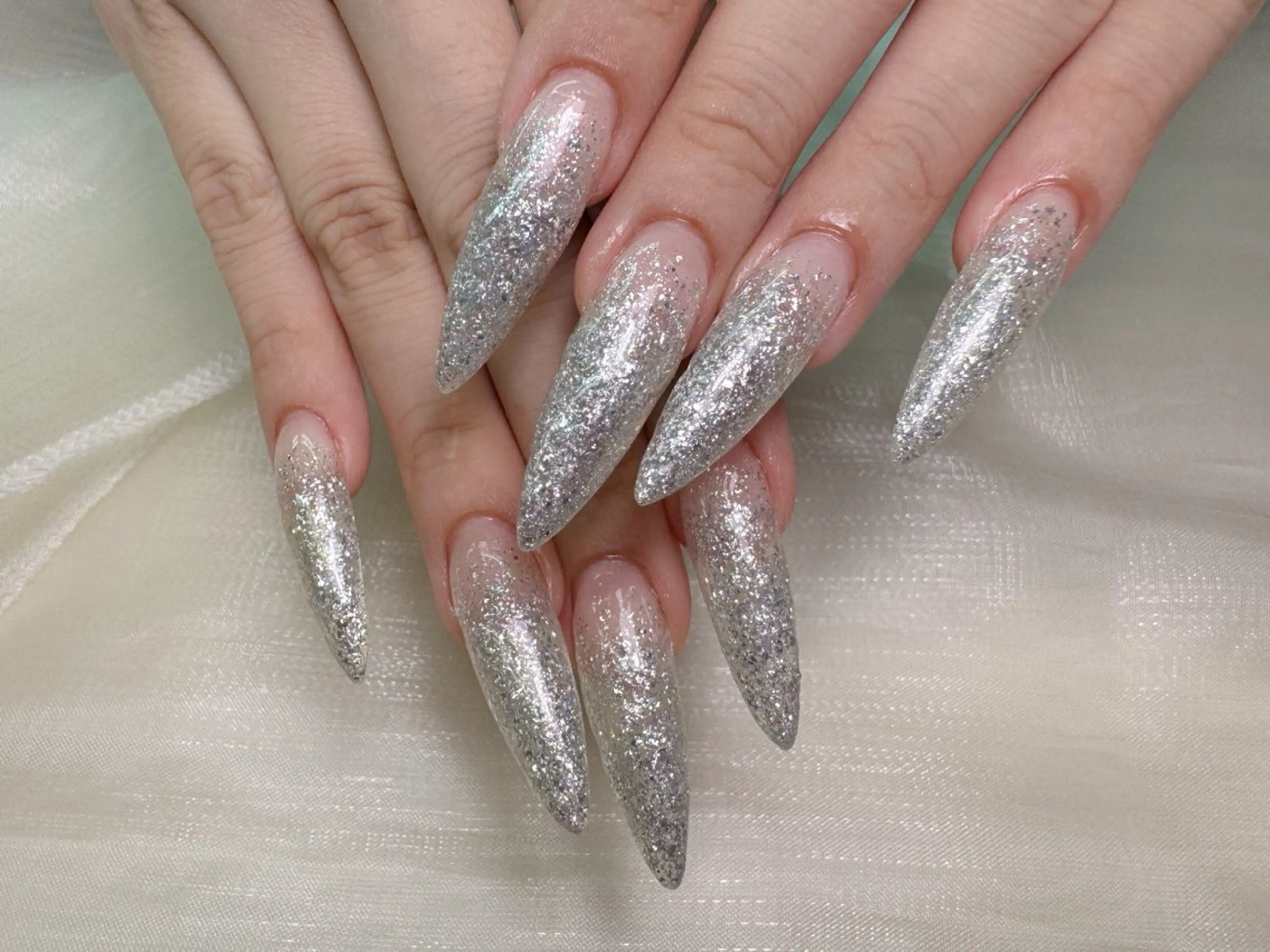 ネイル ロングネイル ハンドネイル lucky nail 歌舞伎町のネイルデザイン