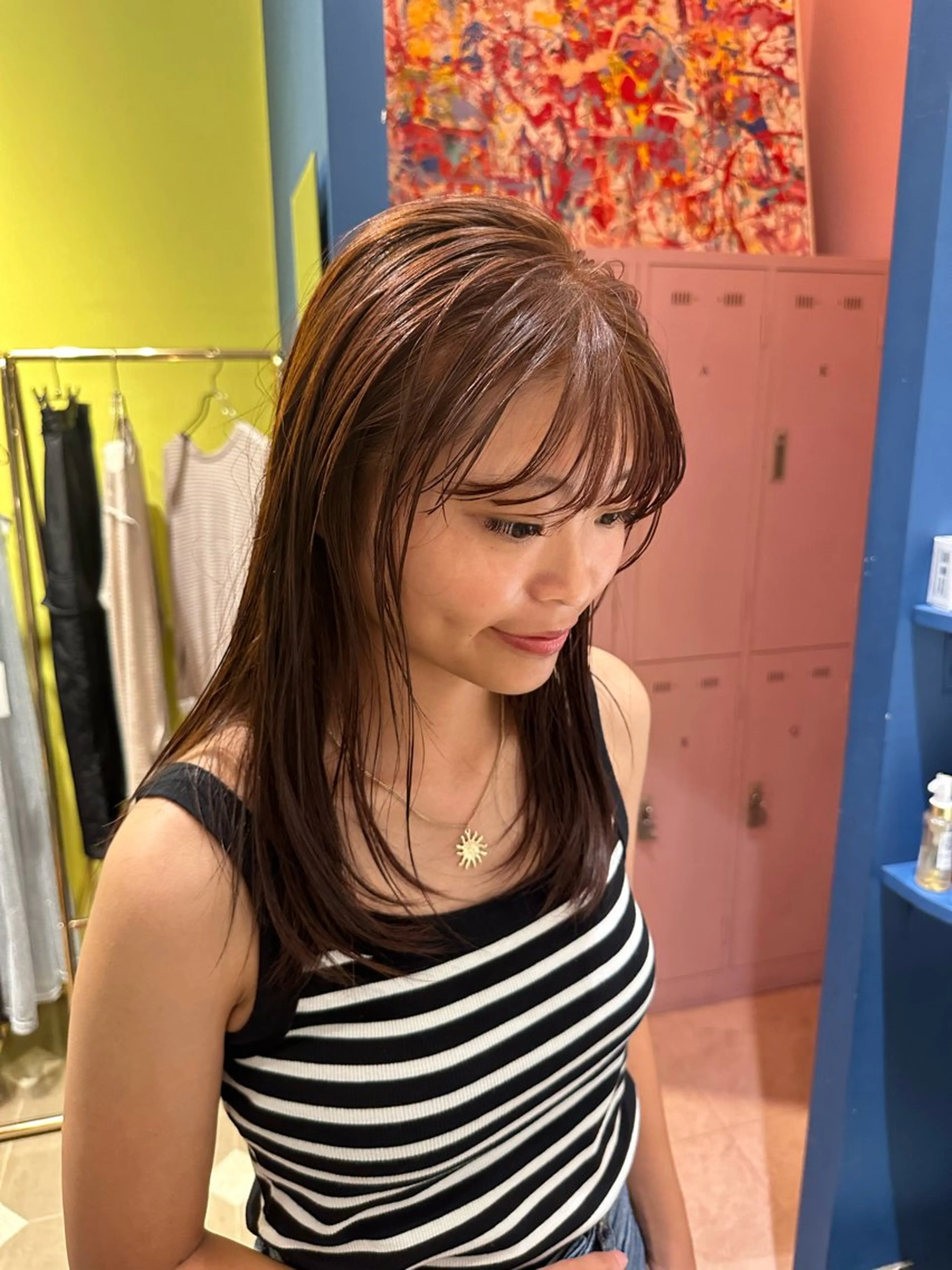 セミロング echelle🦋 【似合わせ】さくらのヘアスタイル