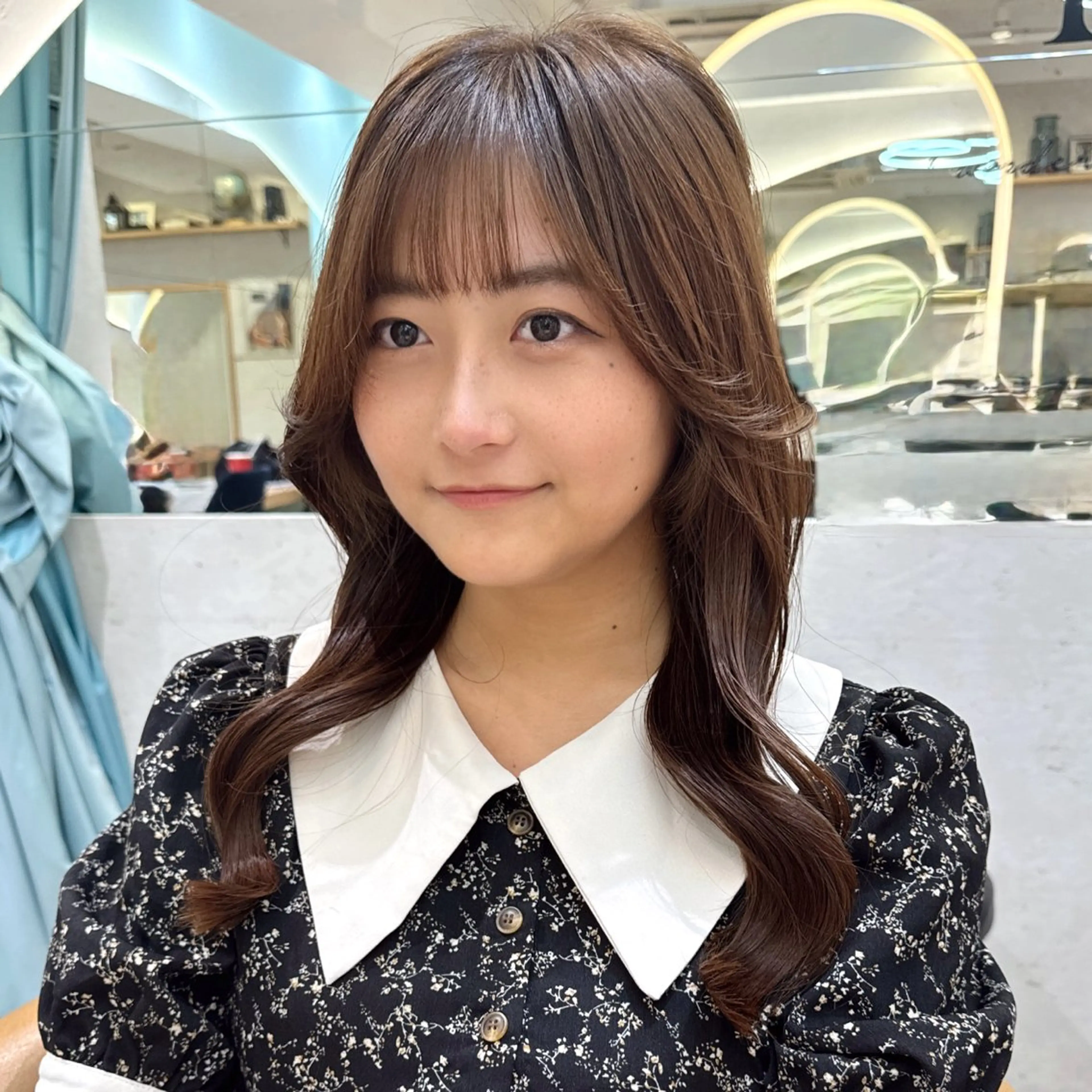 ロング カット ヘアカラー トリートメント 育休中4/30- 予約受付/野崎かよのヘアスタイル