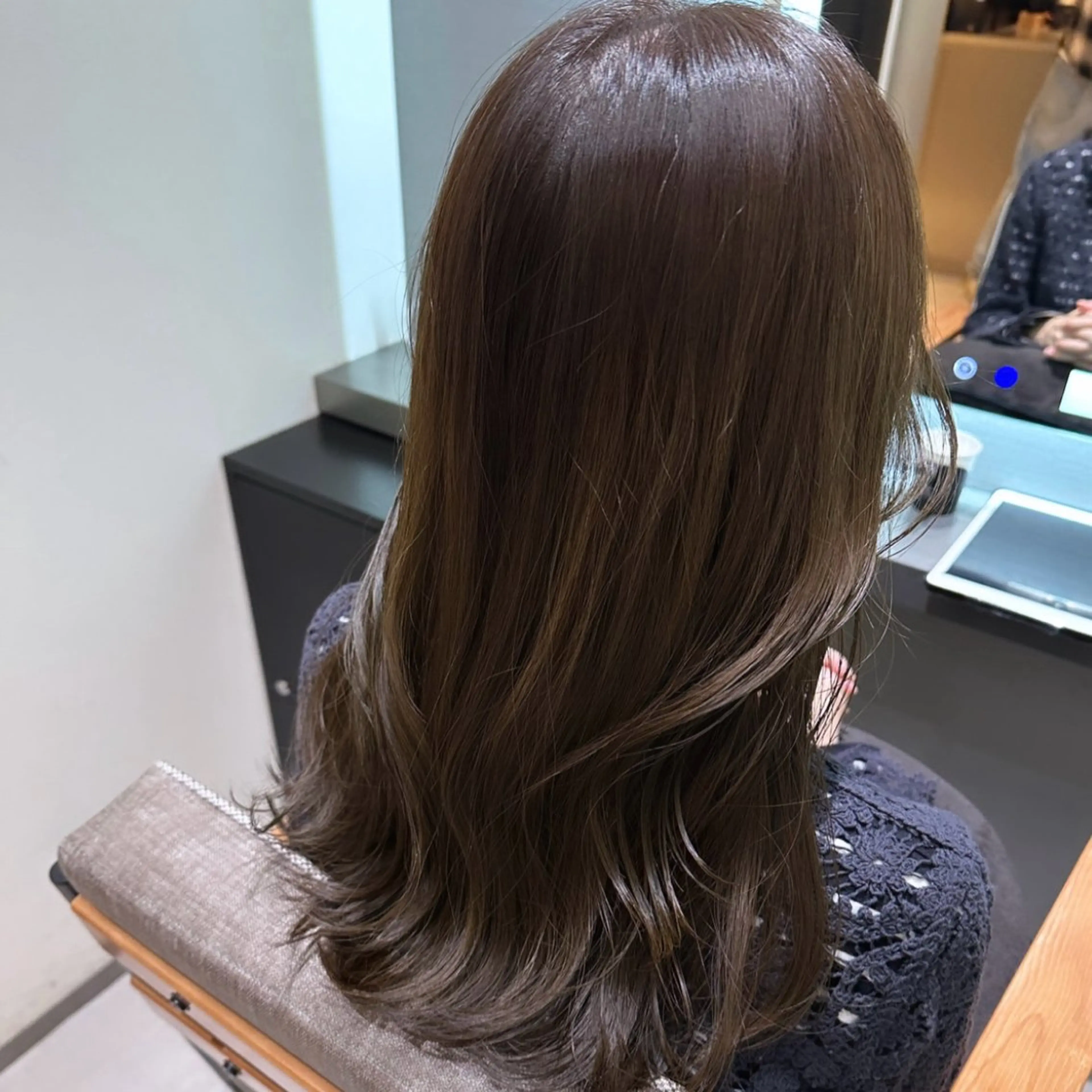 セミロング カラー ヘアアレンジ 🇰🇷韓国ｽﾀｲﾙ ﾚｲﾔｰ/ayanaのヘアスタイル