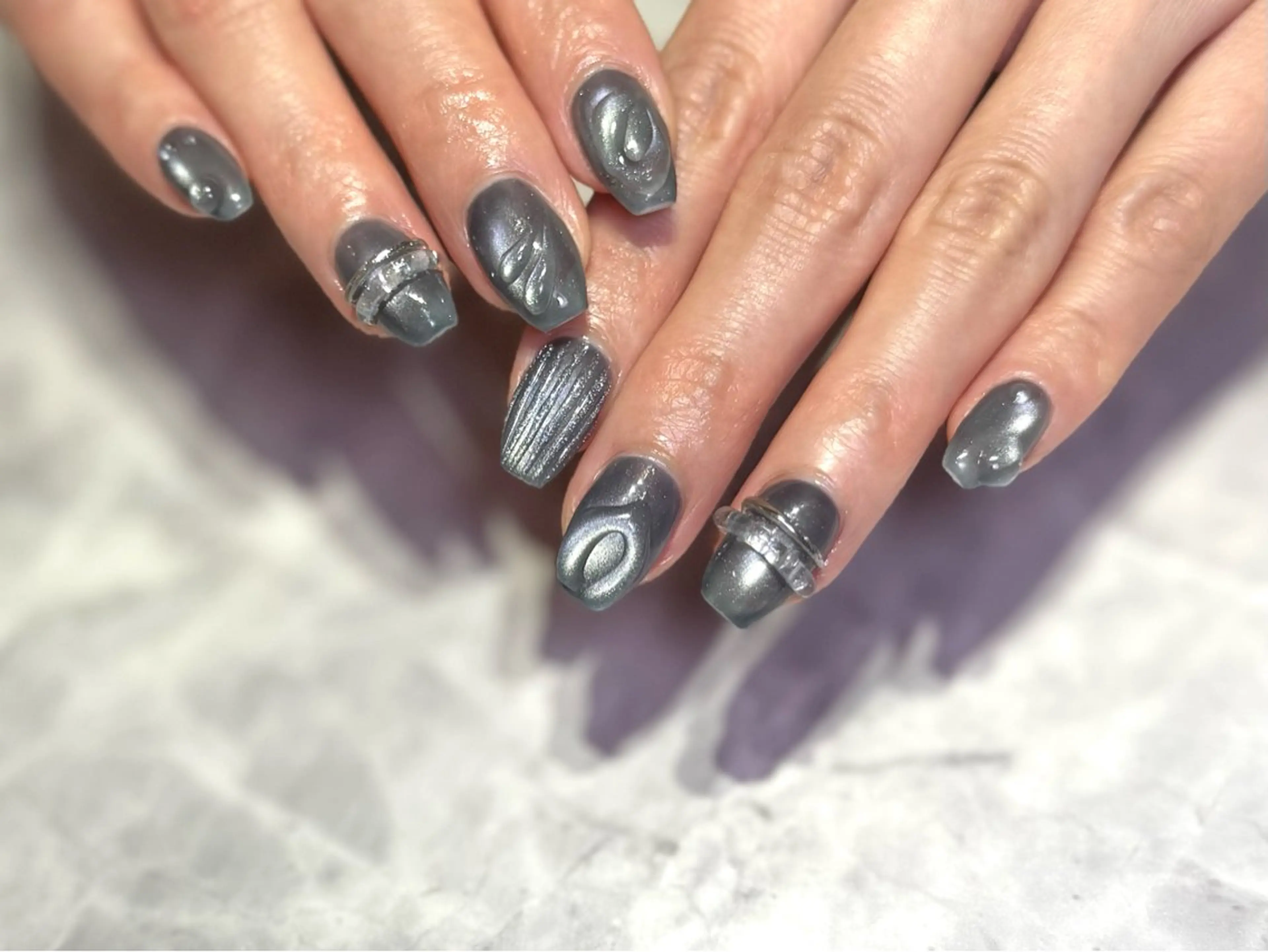ネイル ハンドネイル Mnailsalon フィルイン対応サロンのネイルデザイン