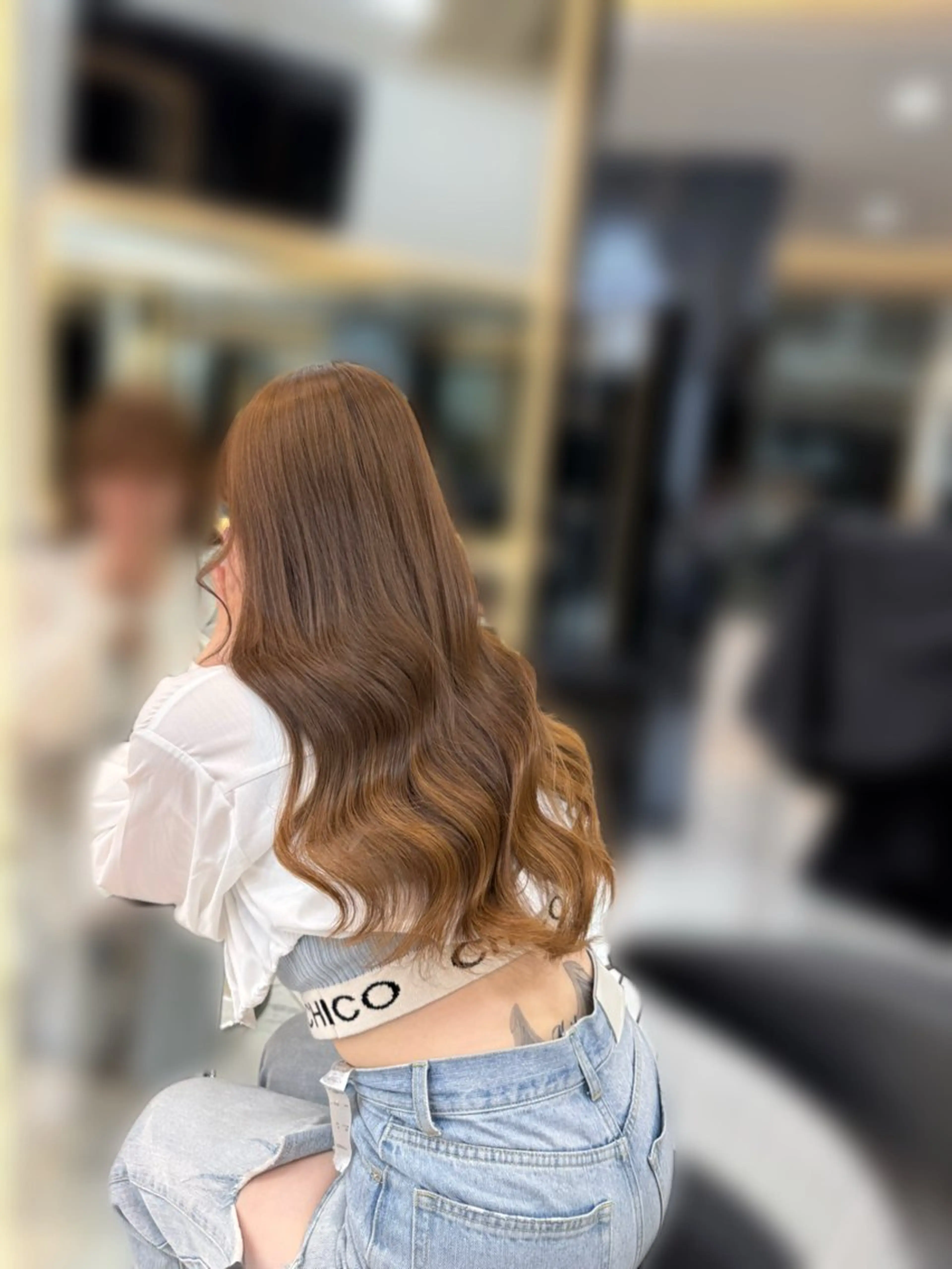 ロング カラー Lapis渋谷本店 Rikoのヘアスタイル