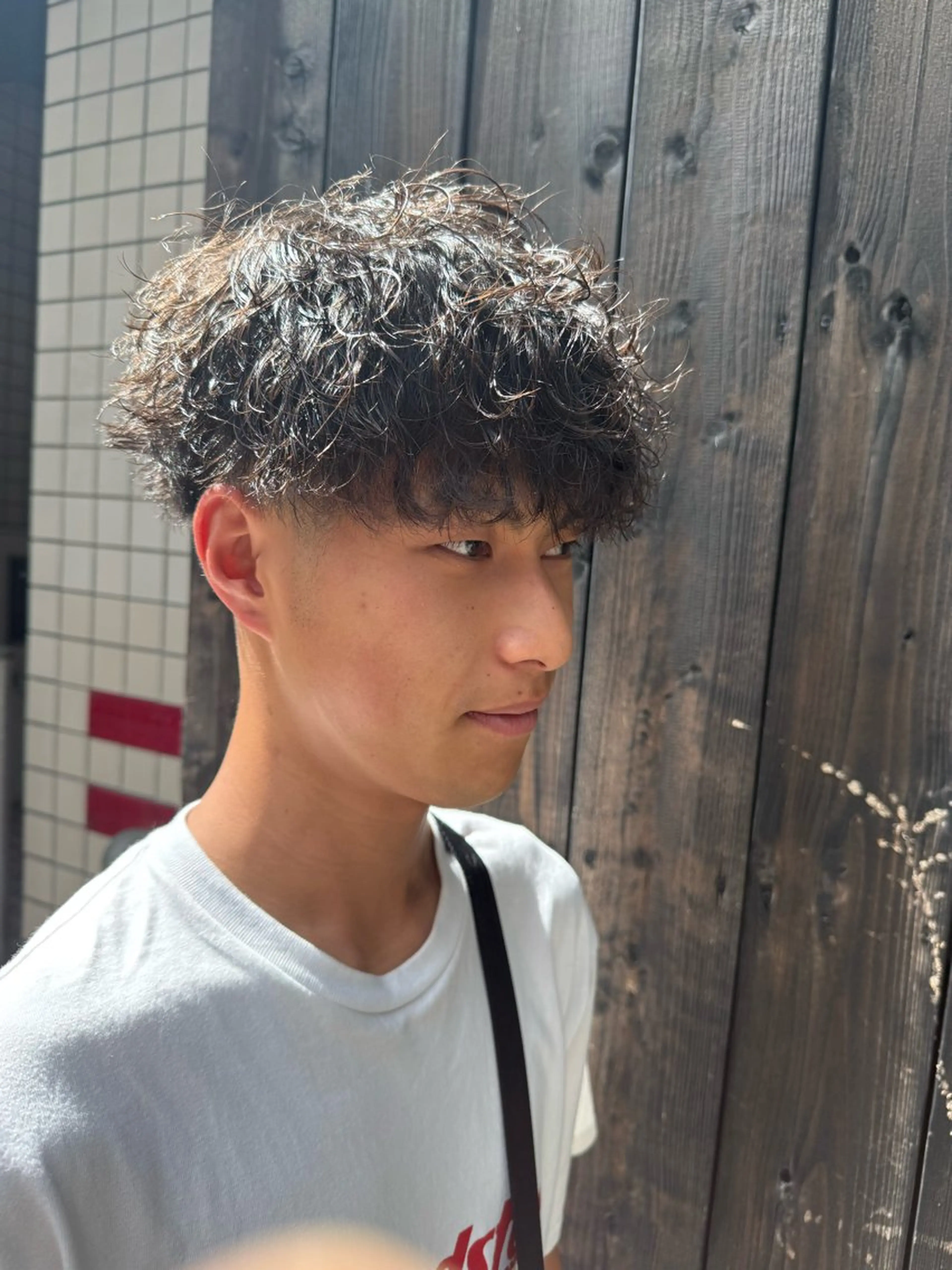 ショート カット パーマ メンズパーマ/ツイ スパ/波巻き/こころのヘアスタイル