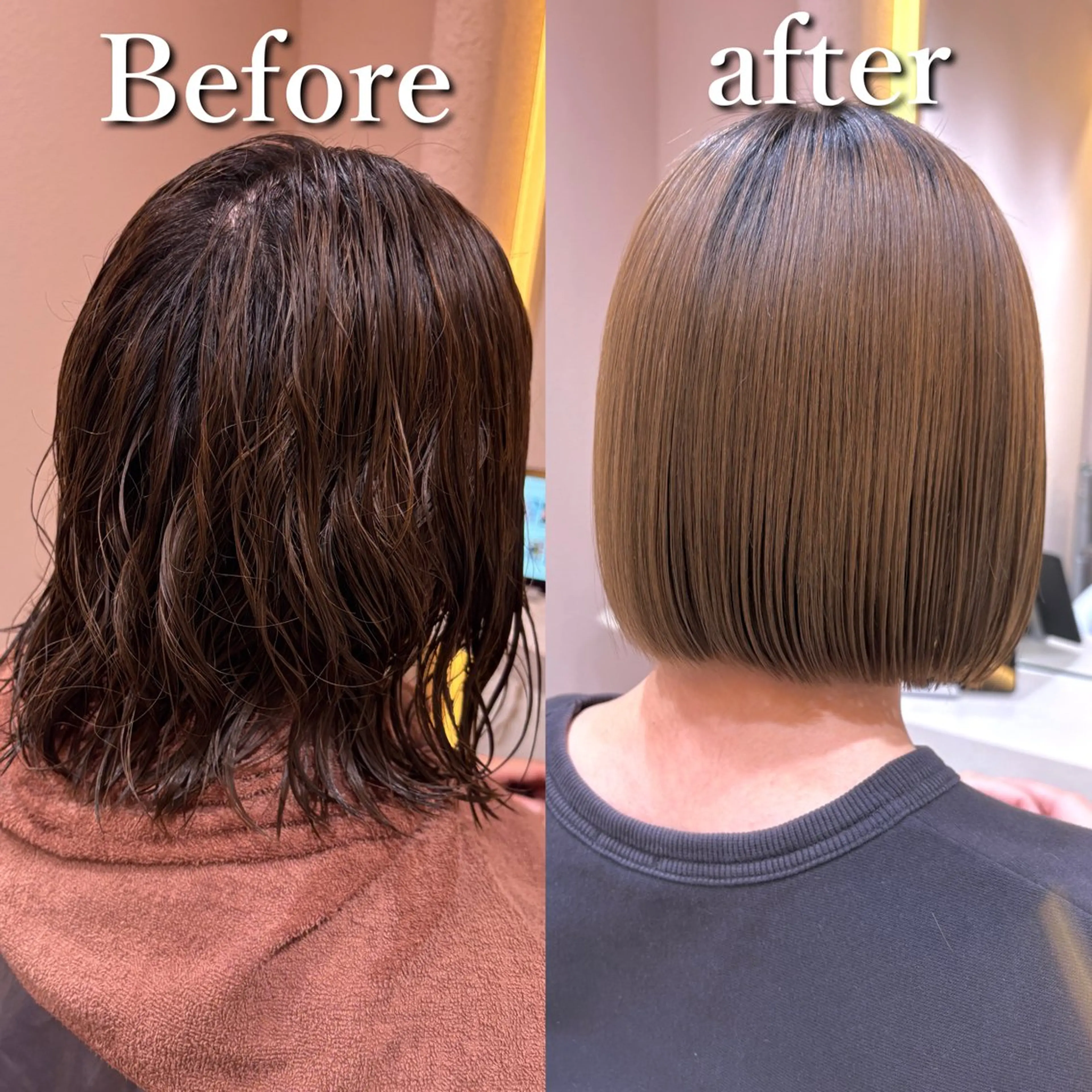 ショート カット 縮毛矯正 レイヤーボブ特化/ 横浜/伊藤　怜のヘアスタイル