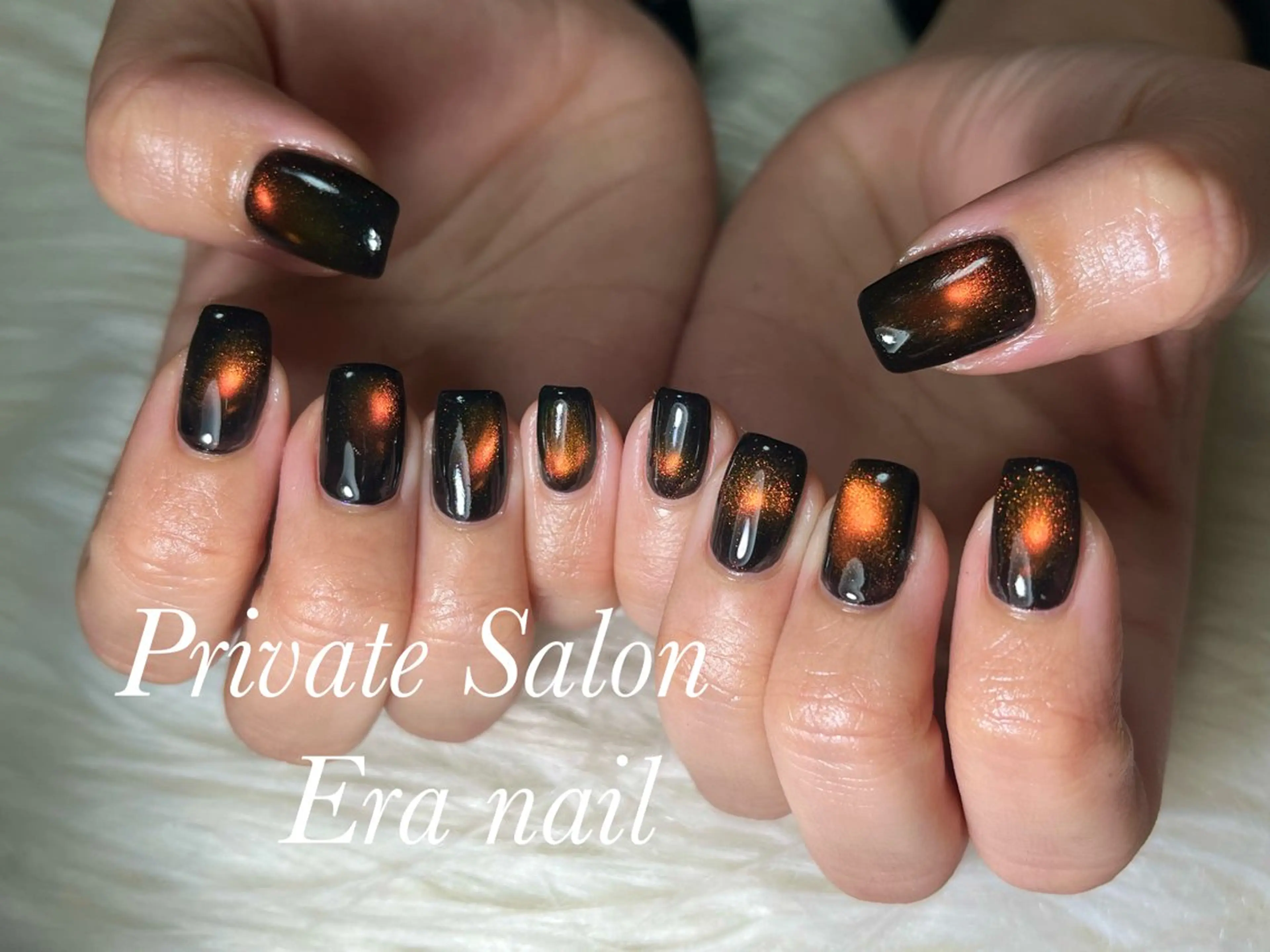 ネイル マグネットネイル ワンカラーネイル ハンドネイル Era nailのネイルデザイン