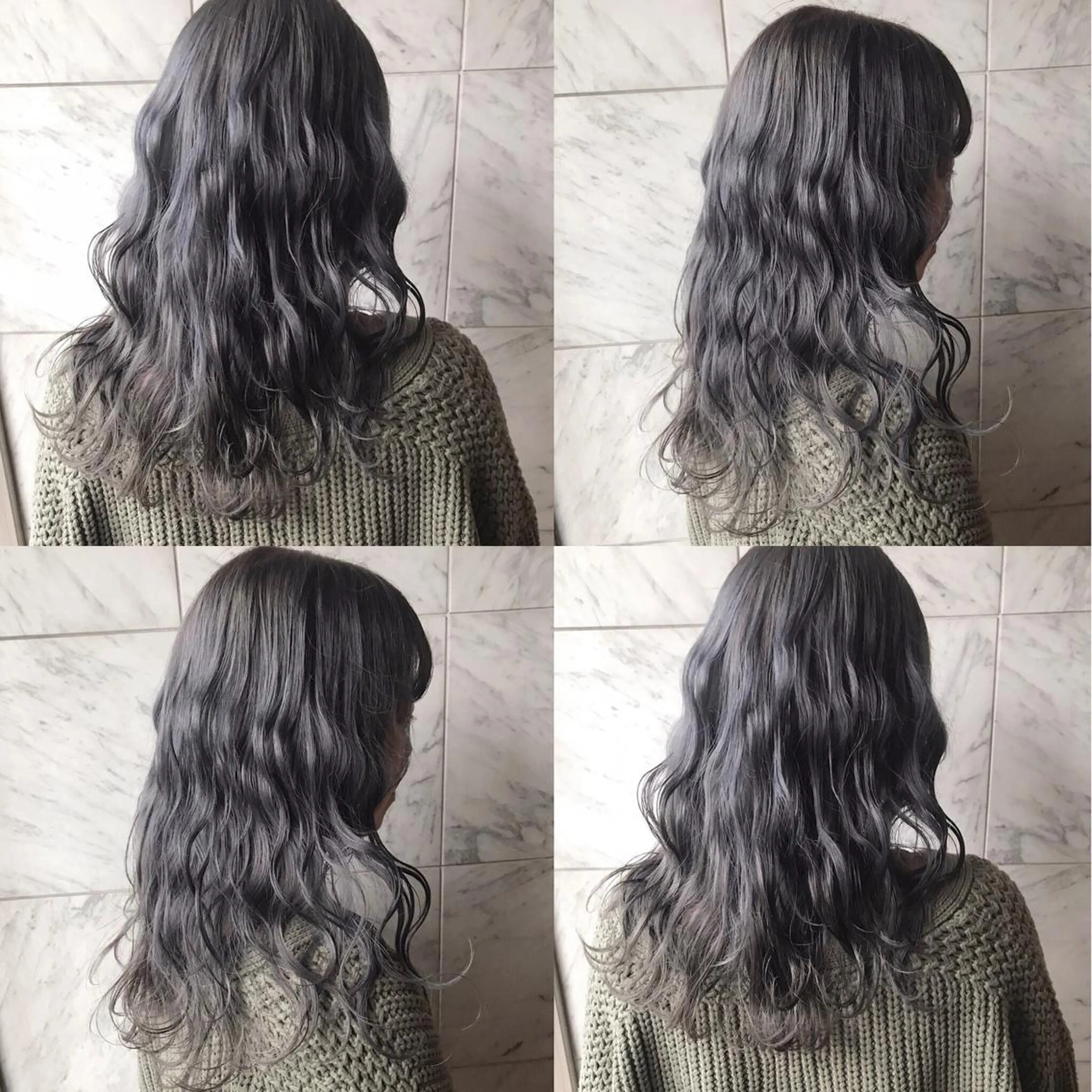 セミロング カラー 🧡色落ちまで2度綺 麗なカラー🧡ヨシキのヘアスタイル