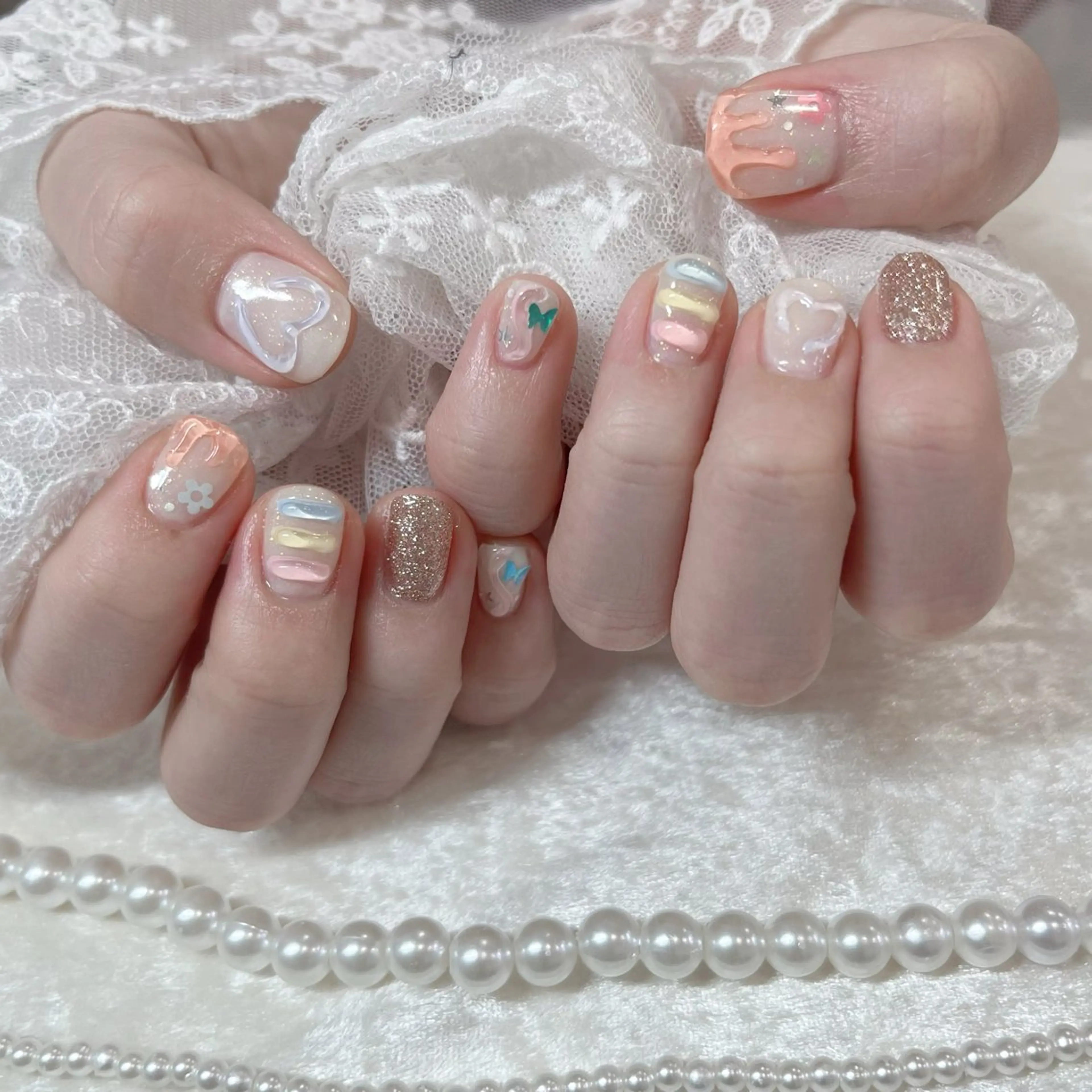 ネイル Maya 🧊🫧‪のネイルデザイン