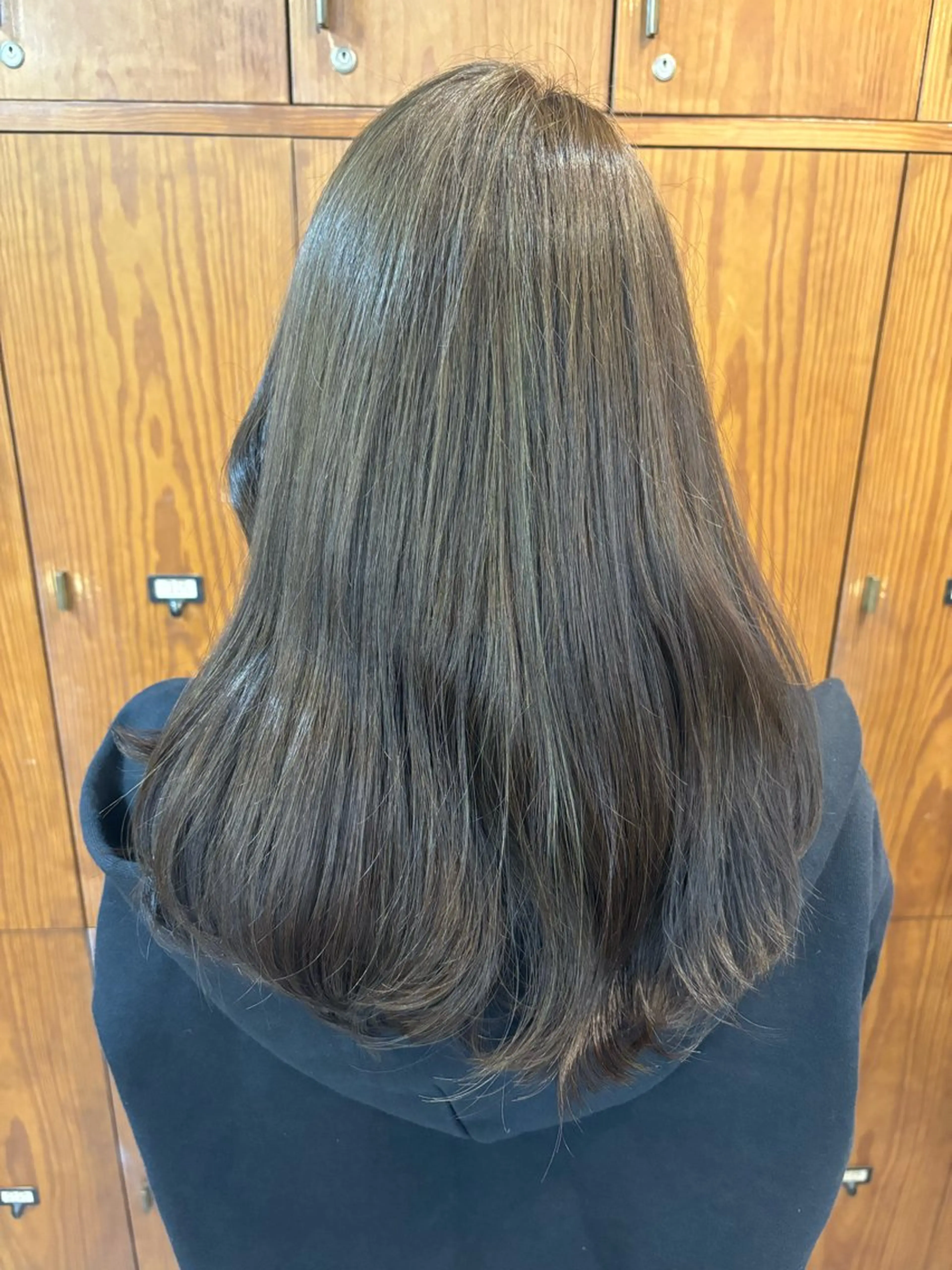 ロング カラー オリーブカラー 優李 ゆうり‪のヘアスタイル