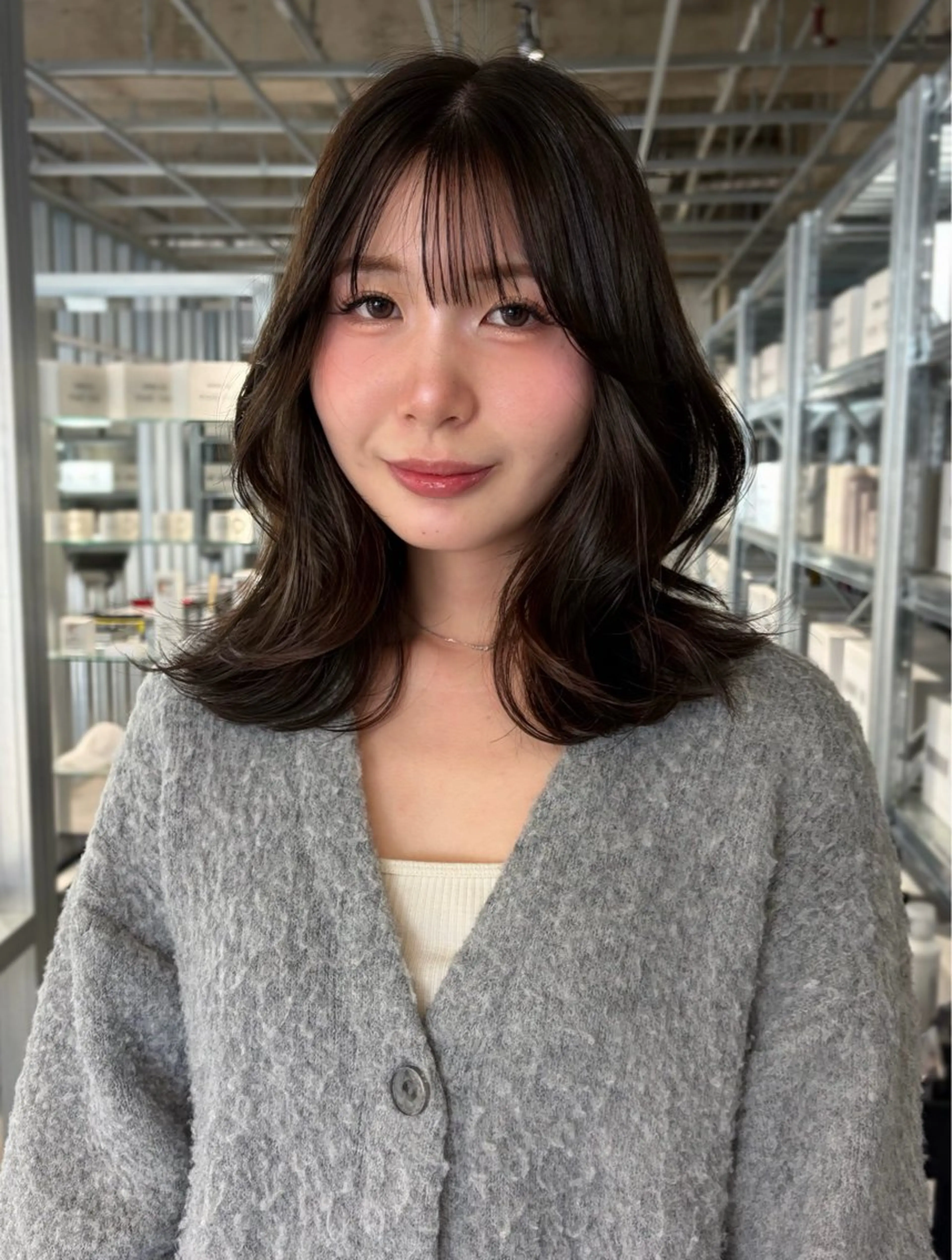 ミディアム カラー カット ヘアカラー トリートメント ダブルカラー/レイヤ ーカット 🤍ゆきなのヘアスタイル