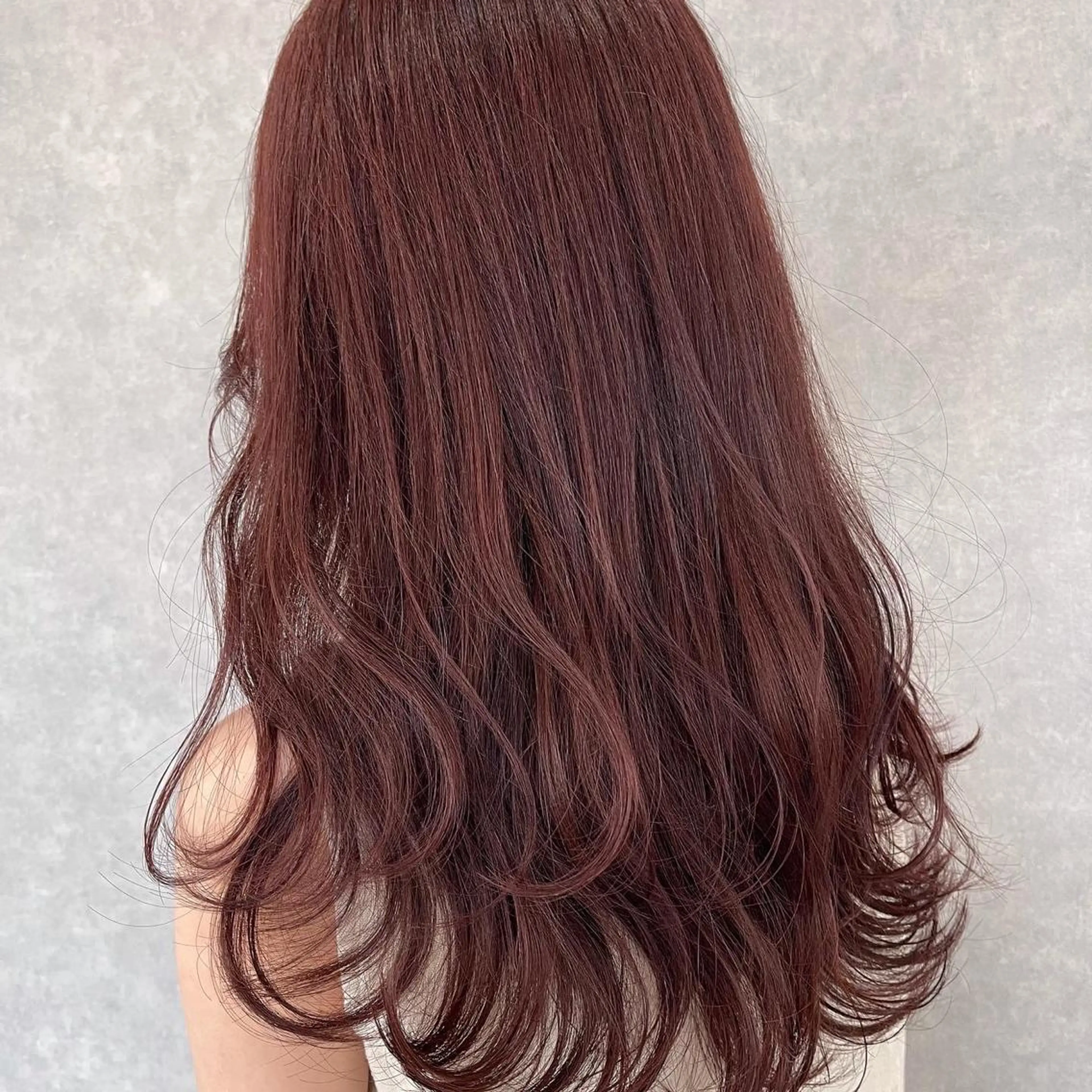 ミディアム カラー カット ヘアカラー トリートメント 一ノ瀬 暁のヘアスタイル