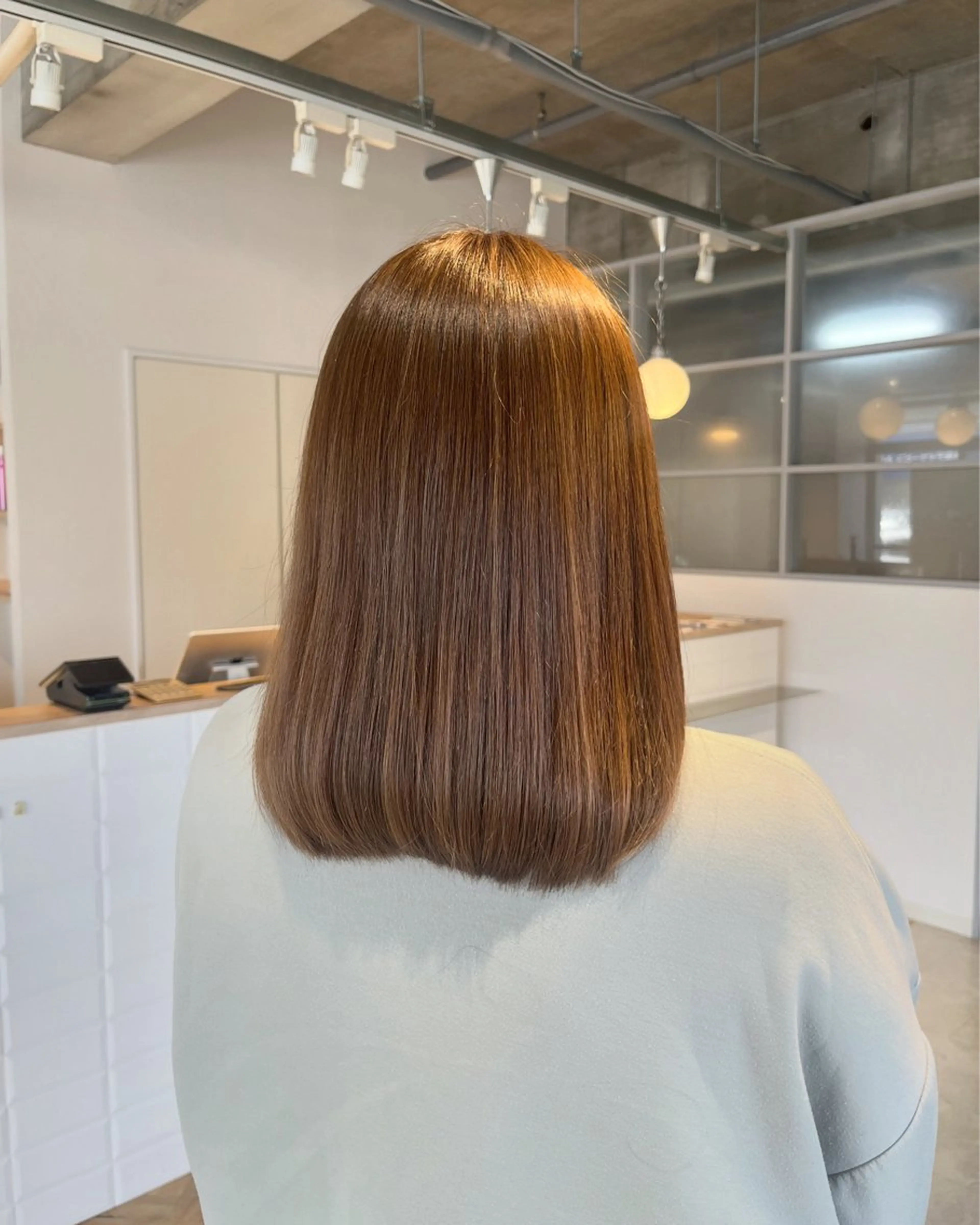 ミディアム カラー 下畑 希美/ SOUPLE.のヘアスタイル