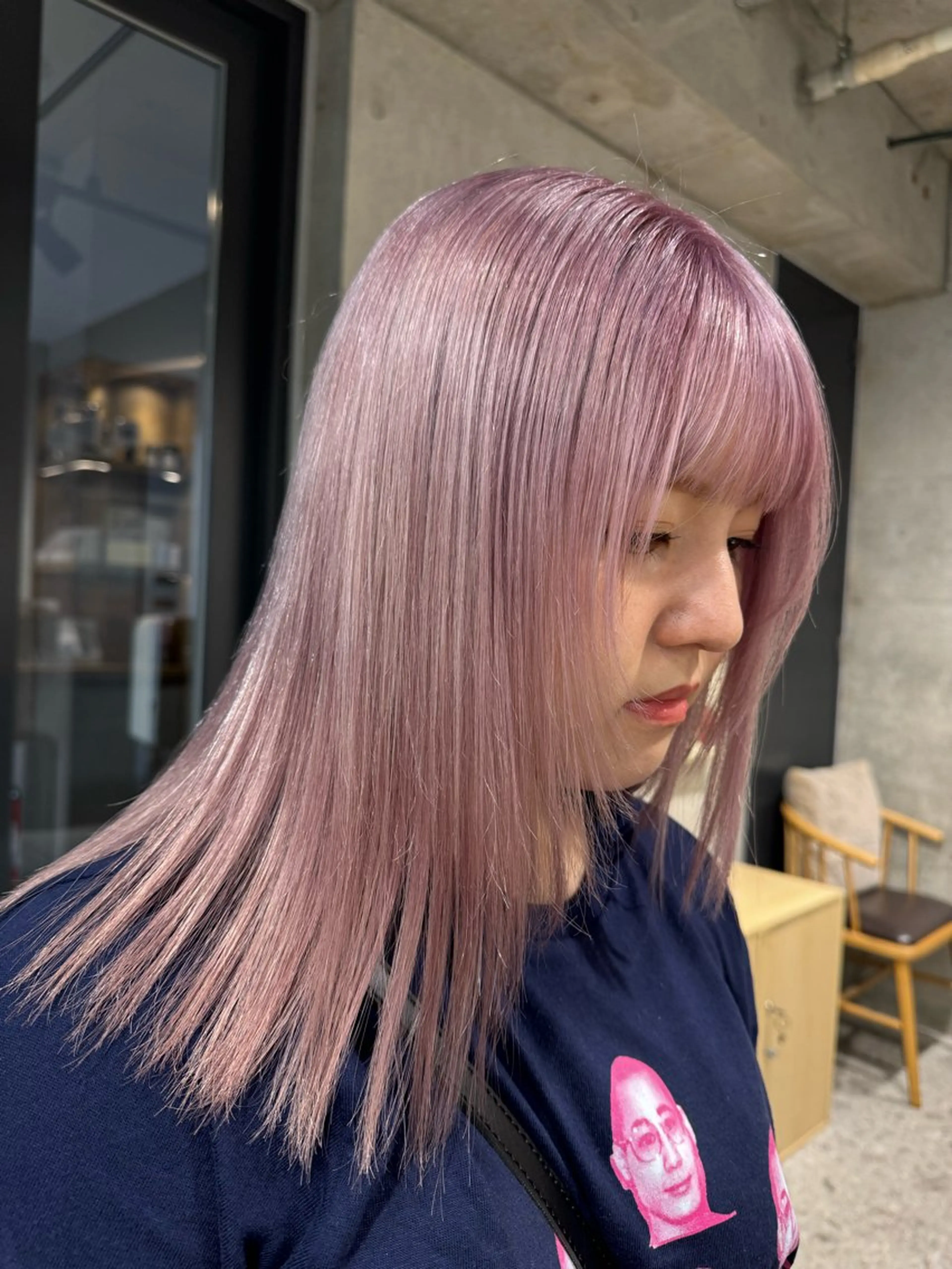 セミロング 🎀ダブルカラー hinata🎀のヘアスタイル