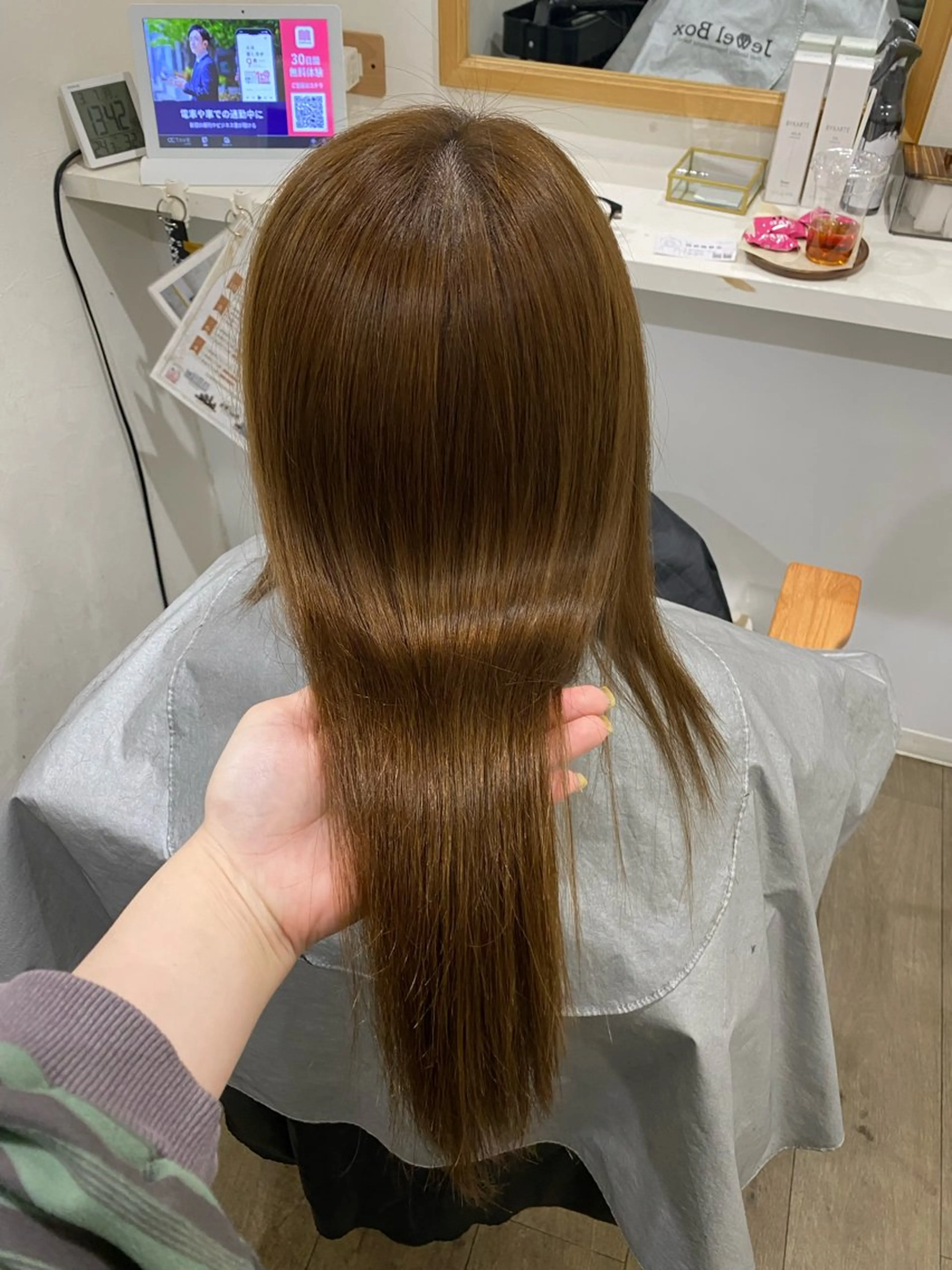 ロング 縮毛矯正 髪質改善サロン 梅田/ヨナミネのヘアスタイル