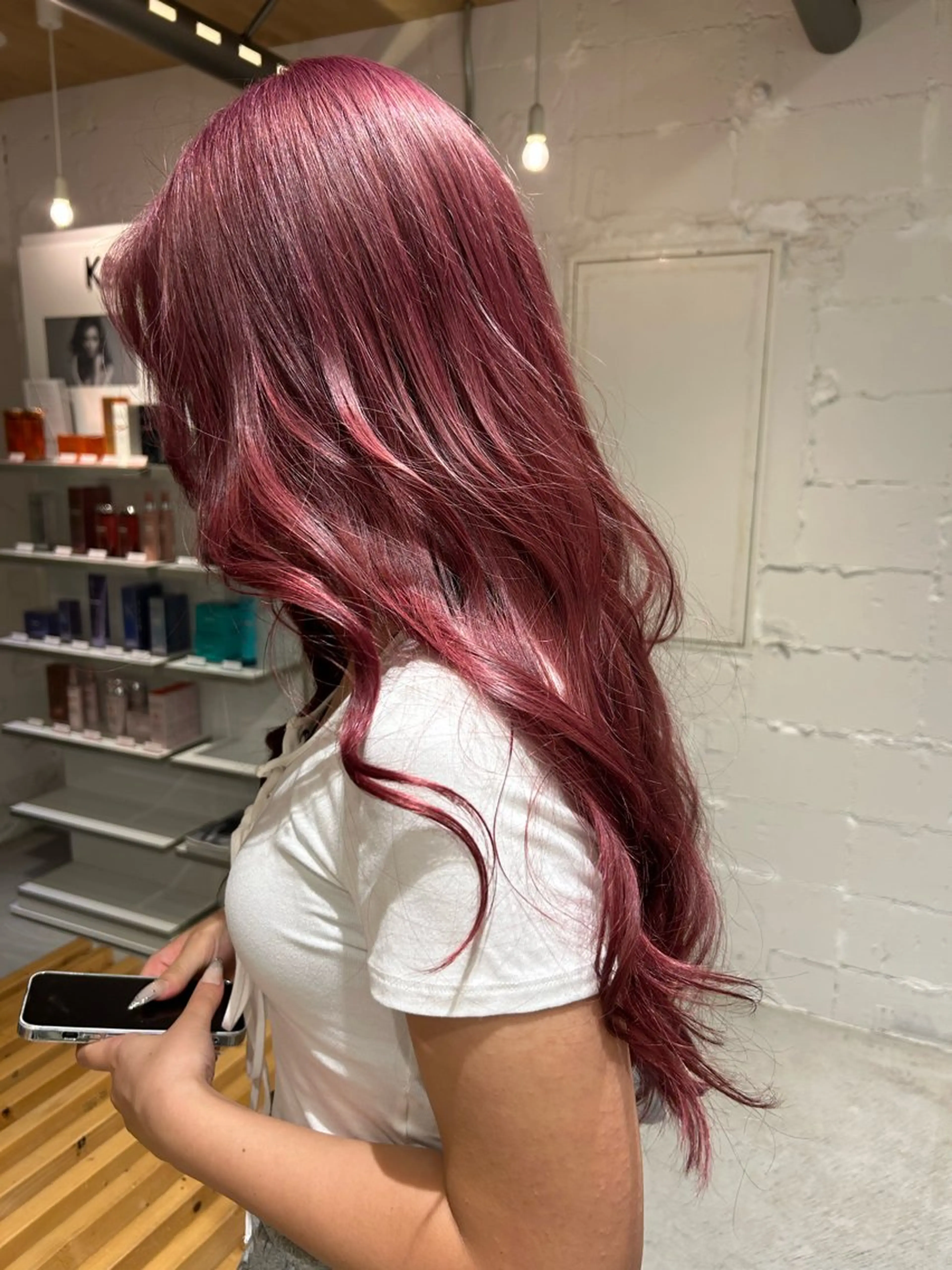 ロング カット ヘアカラー トリートメント L STUDIO所属・ハイトーン/ブリーチ 🧁soraのヘアスタイル