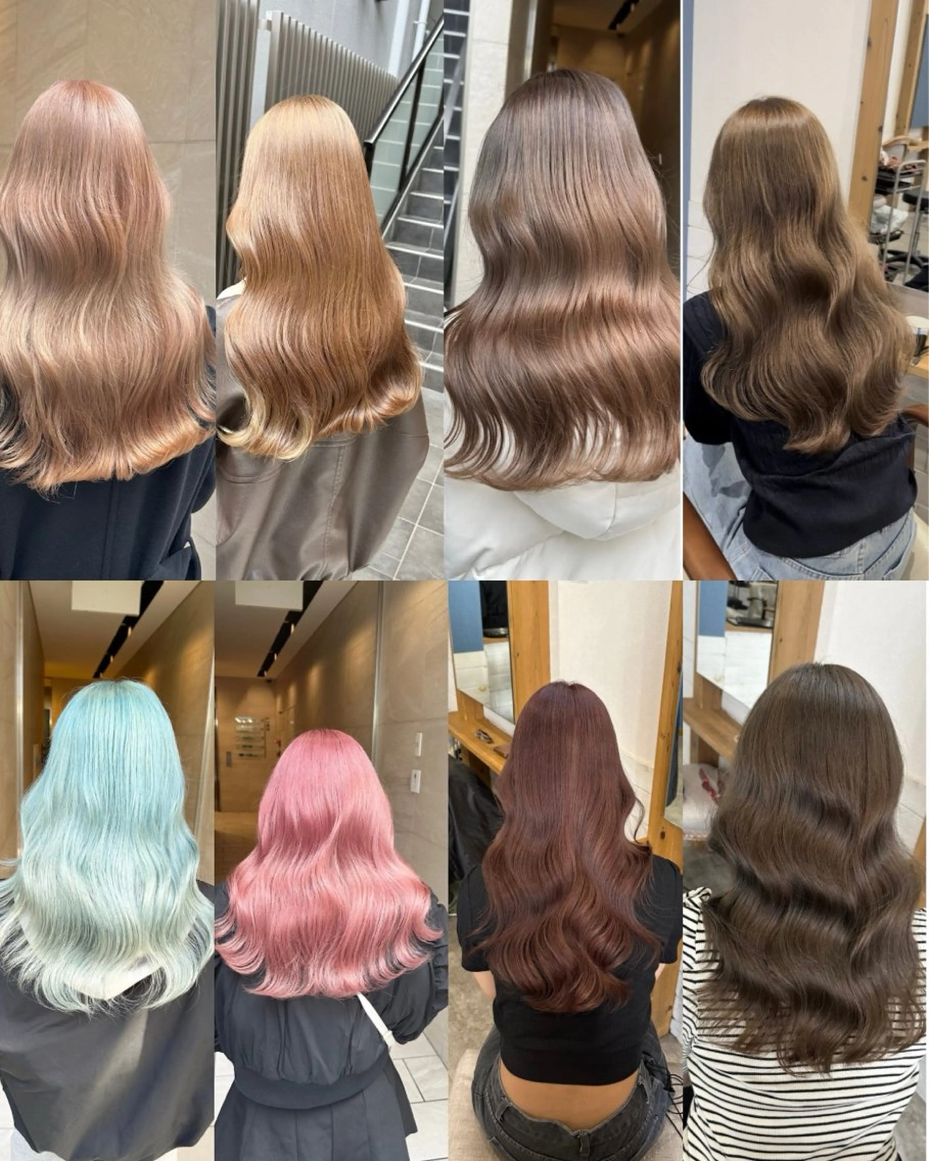 ロング カット ヘアカラー トリートメント 柔らかいハイトーン/ kizunaのヘアスタイル