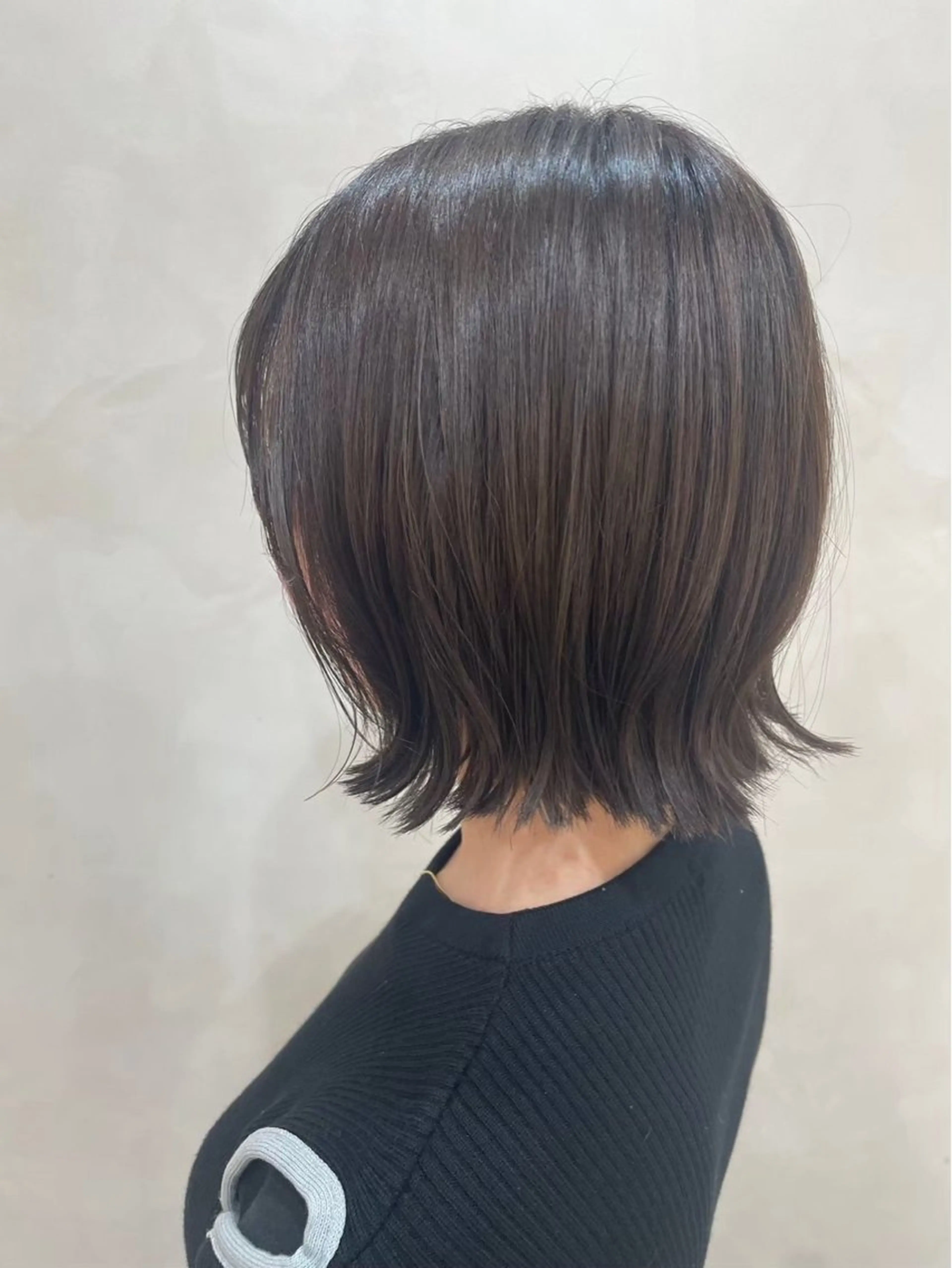 ミディアム LUVISM ボブ りきカットモデル募集のヘアスタイル