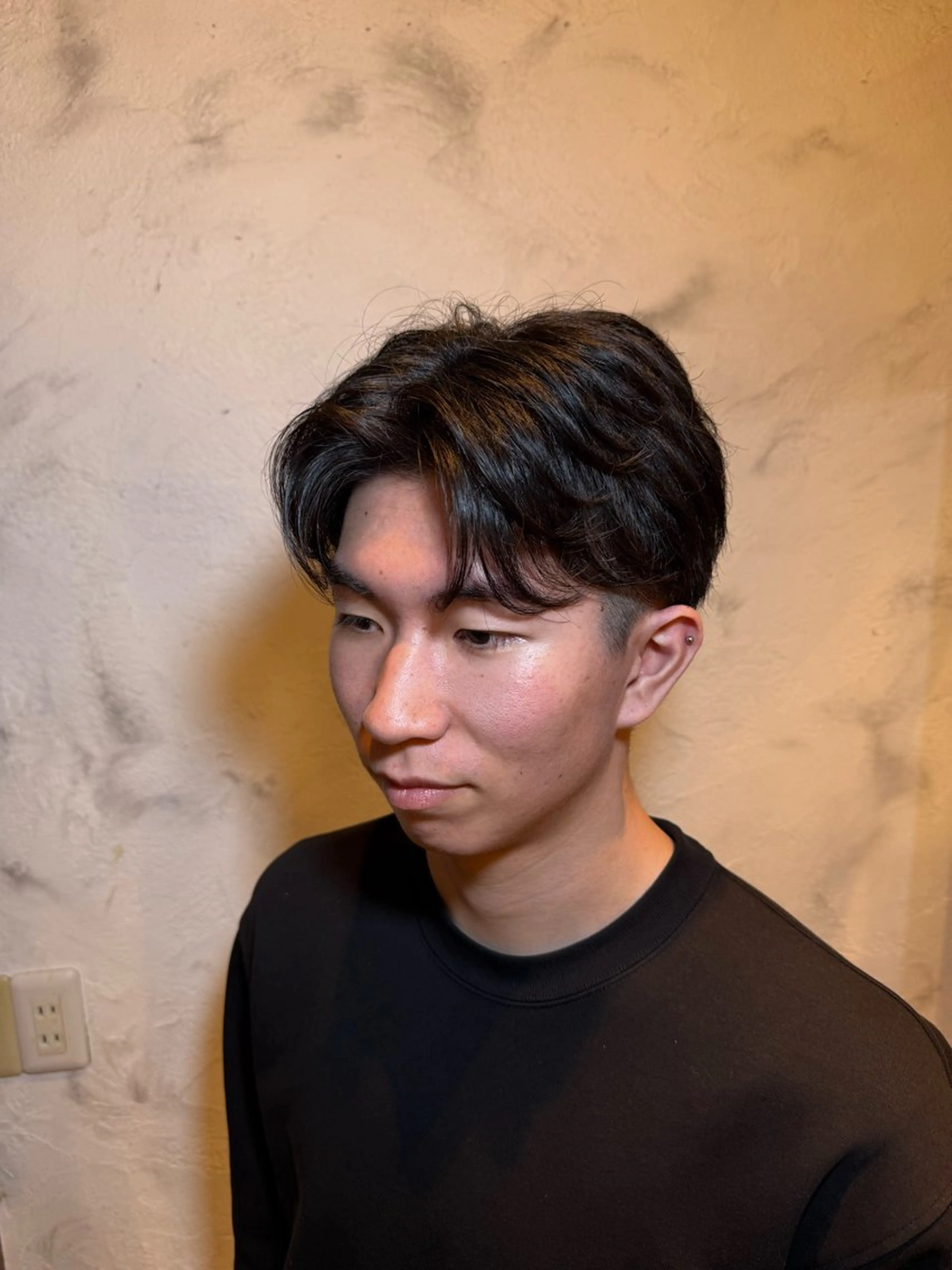 パーマ メンズ 片岡 真之助のヘアスタイル