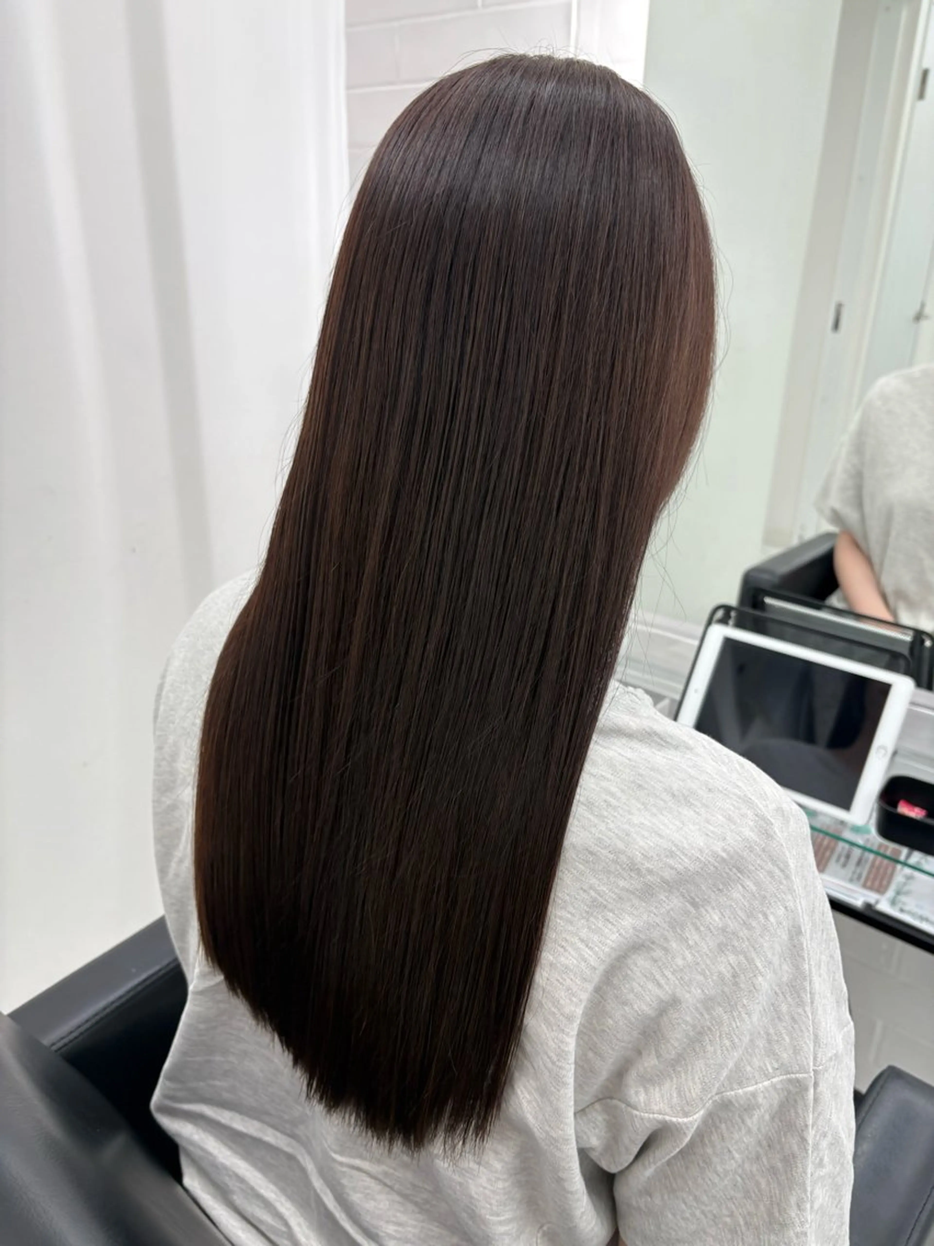 ロング ヘアカラー トリートメント 髪質改善サロン🫧 セキチサトのヘアスタイル