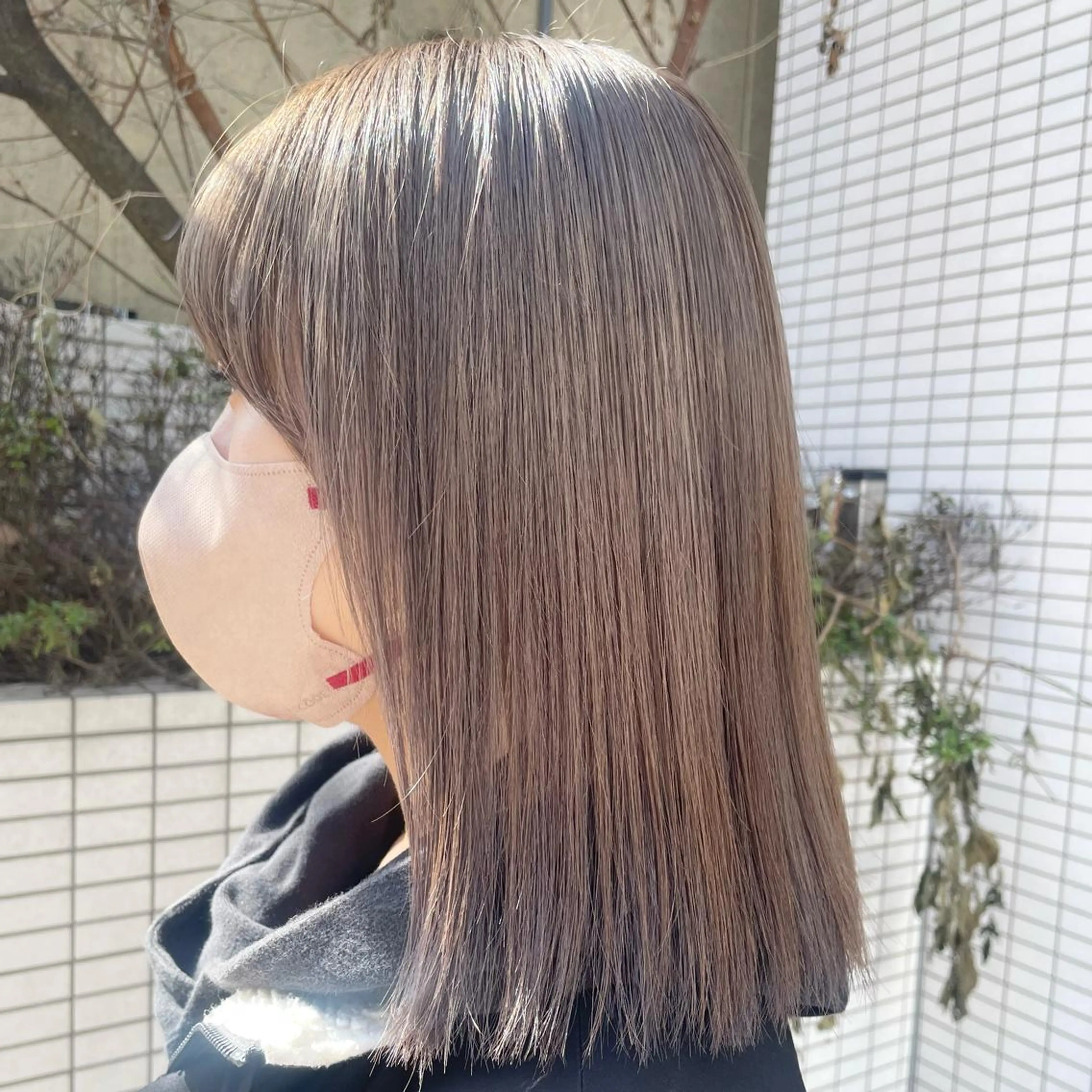 ミディアム カラー カット ヘアカラー トリートメント ☀️海外レイヤー 🇺🇸/ヒナコのヘアスタイル