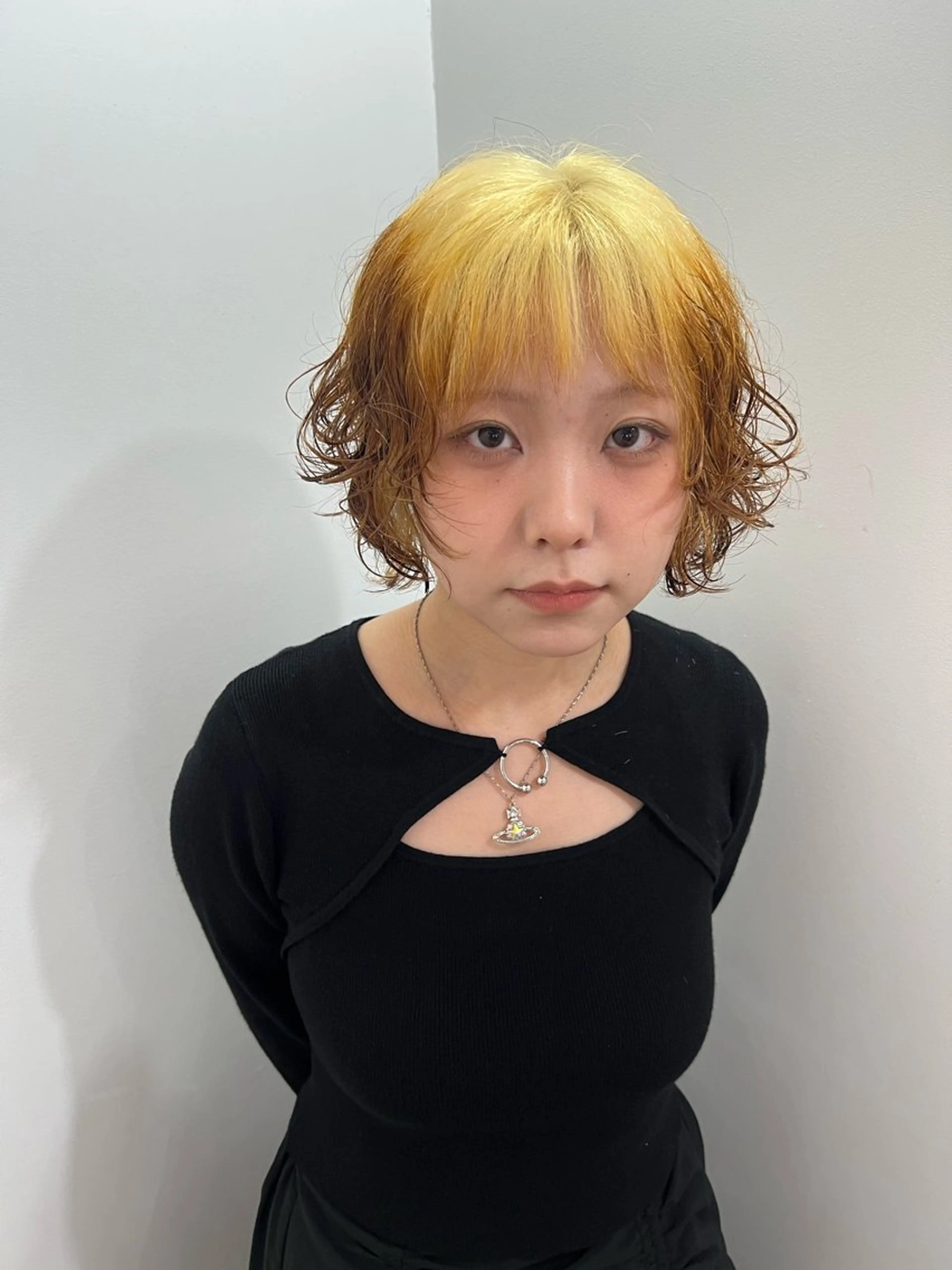 ショート カット パーマ 💥ウルフカット デザインあんな💥のヘアスタイル