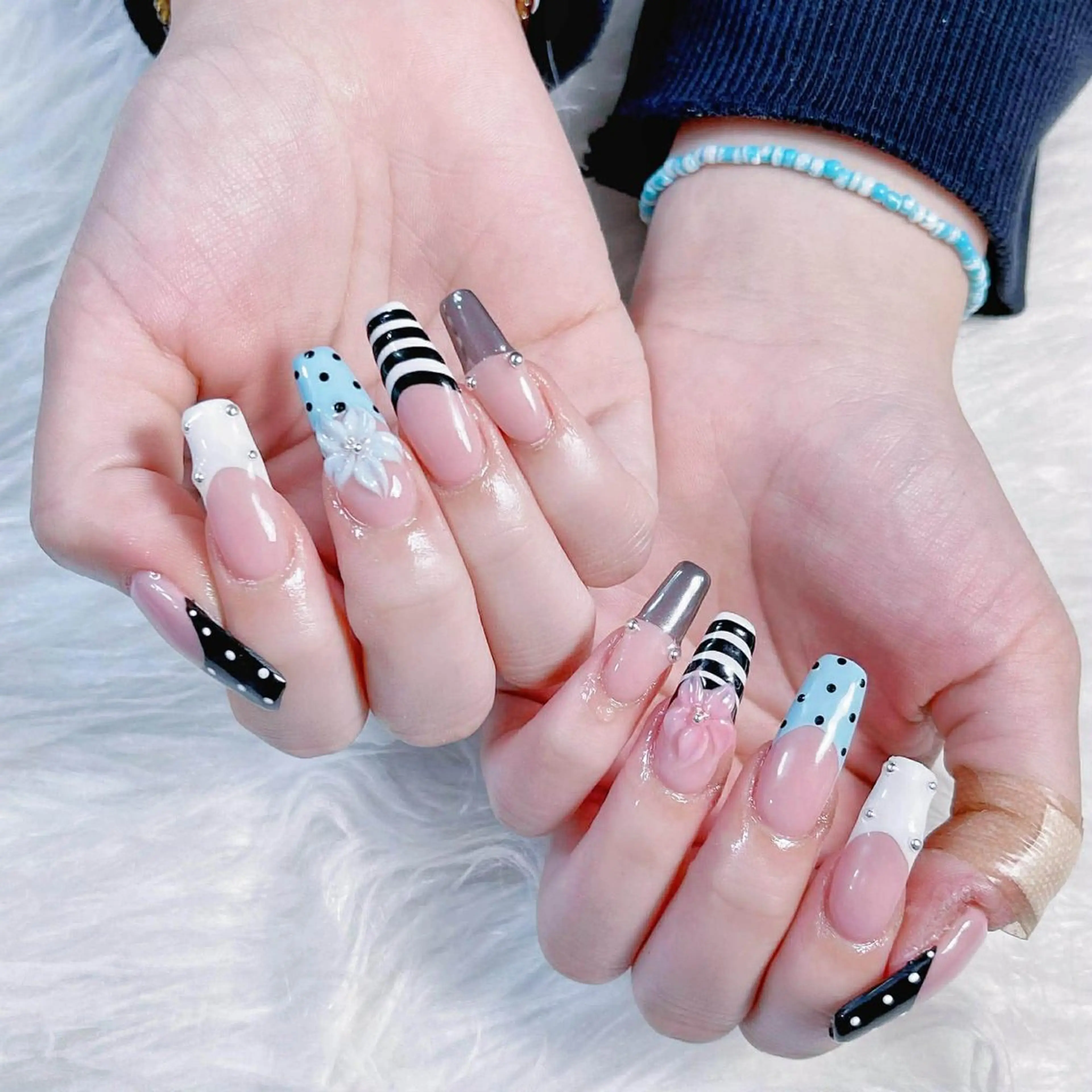 ネイル 長さ出し ハンドネイル Hana Nail Salonのネイルデザイン