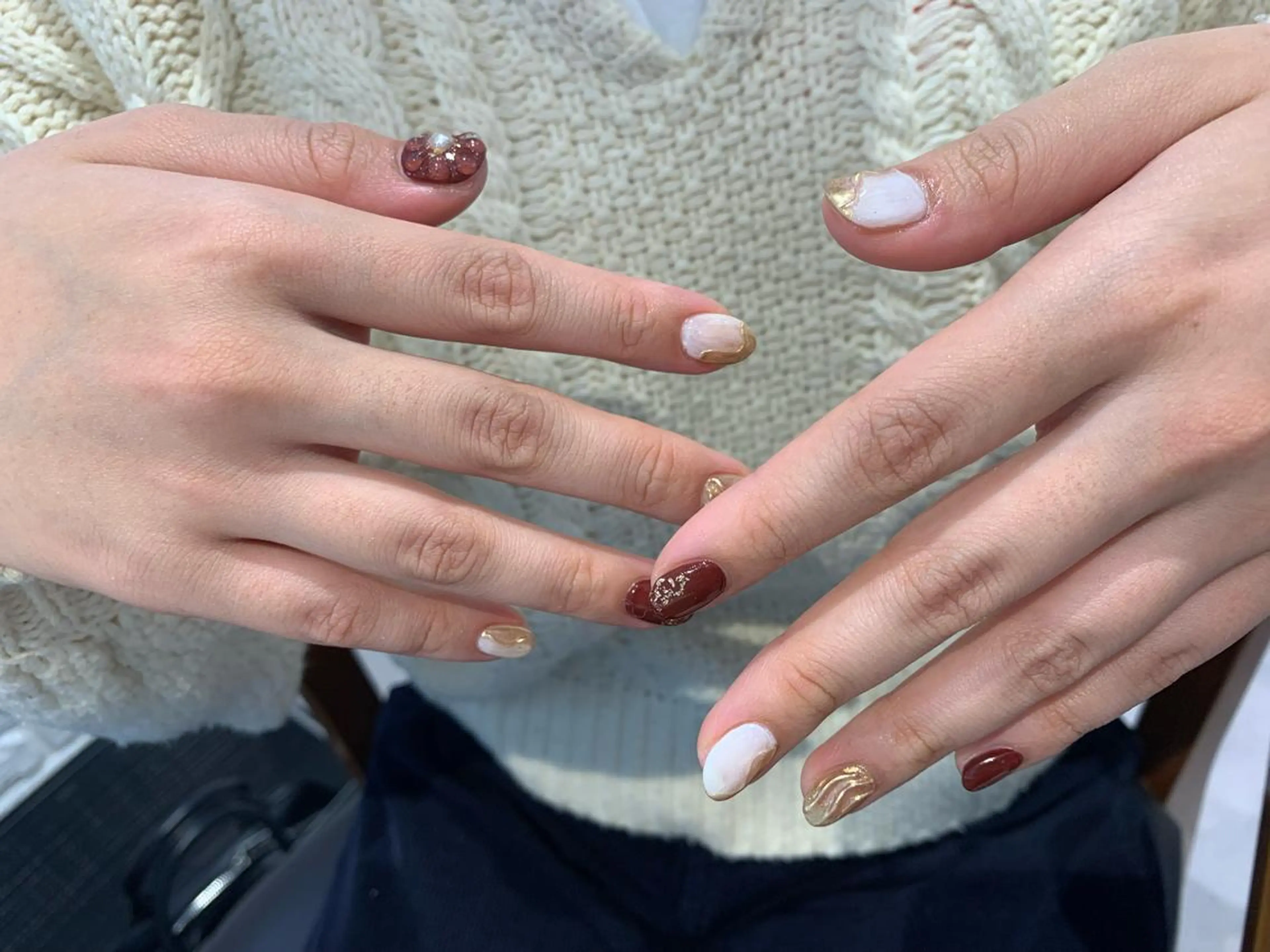 ネイル 持ち込み ぷっくりネイル マキノ ユイのネイルデザイン