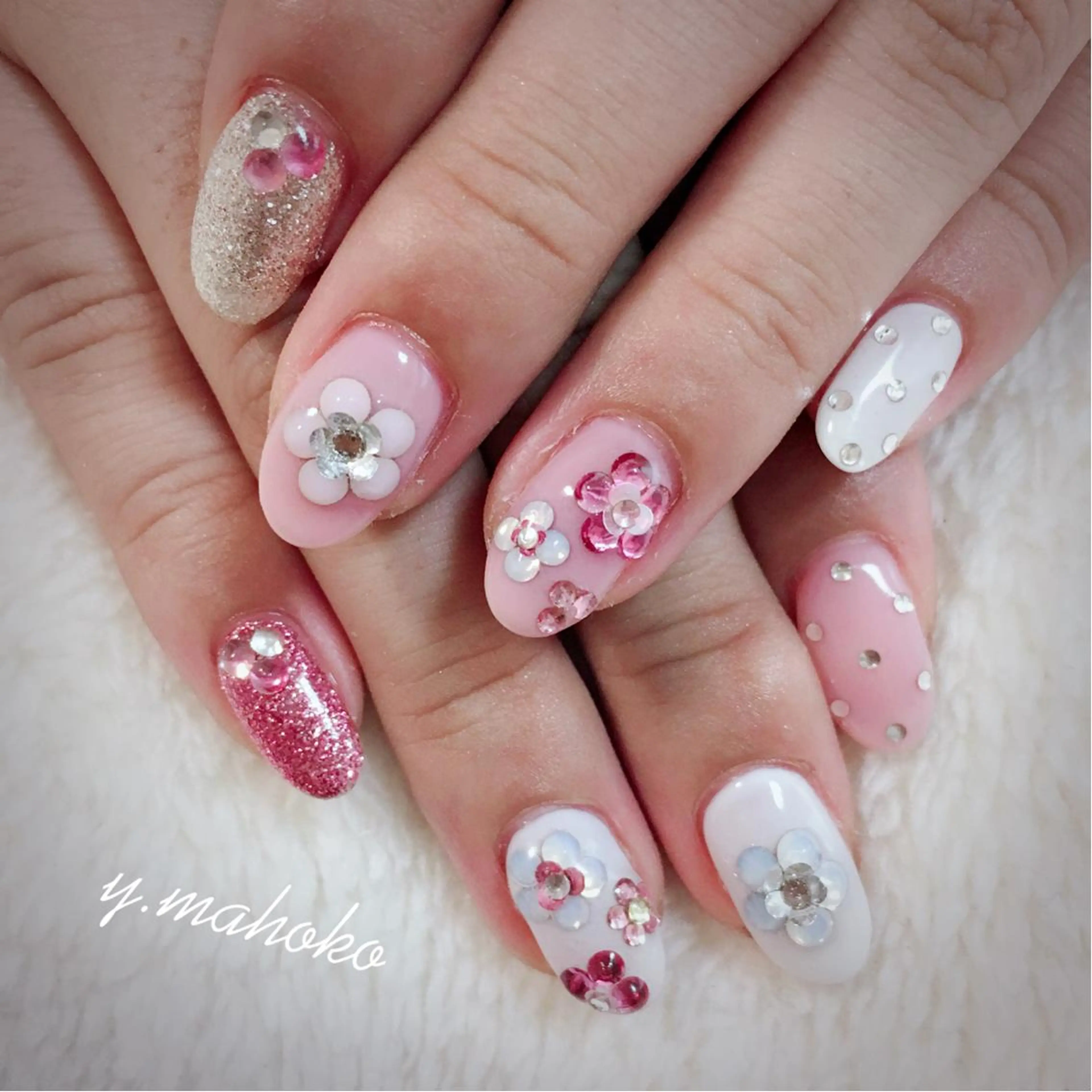 ネイル She nail studio 原宿所属・パラジェル有/ スカルプ/mahoのネイルデザイン