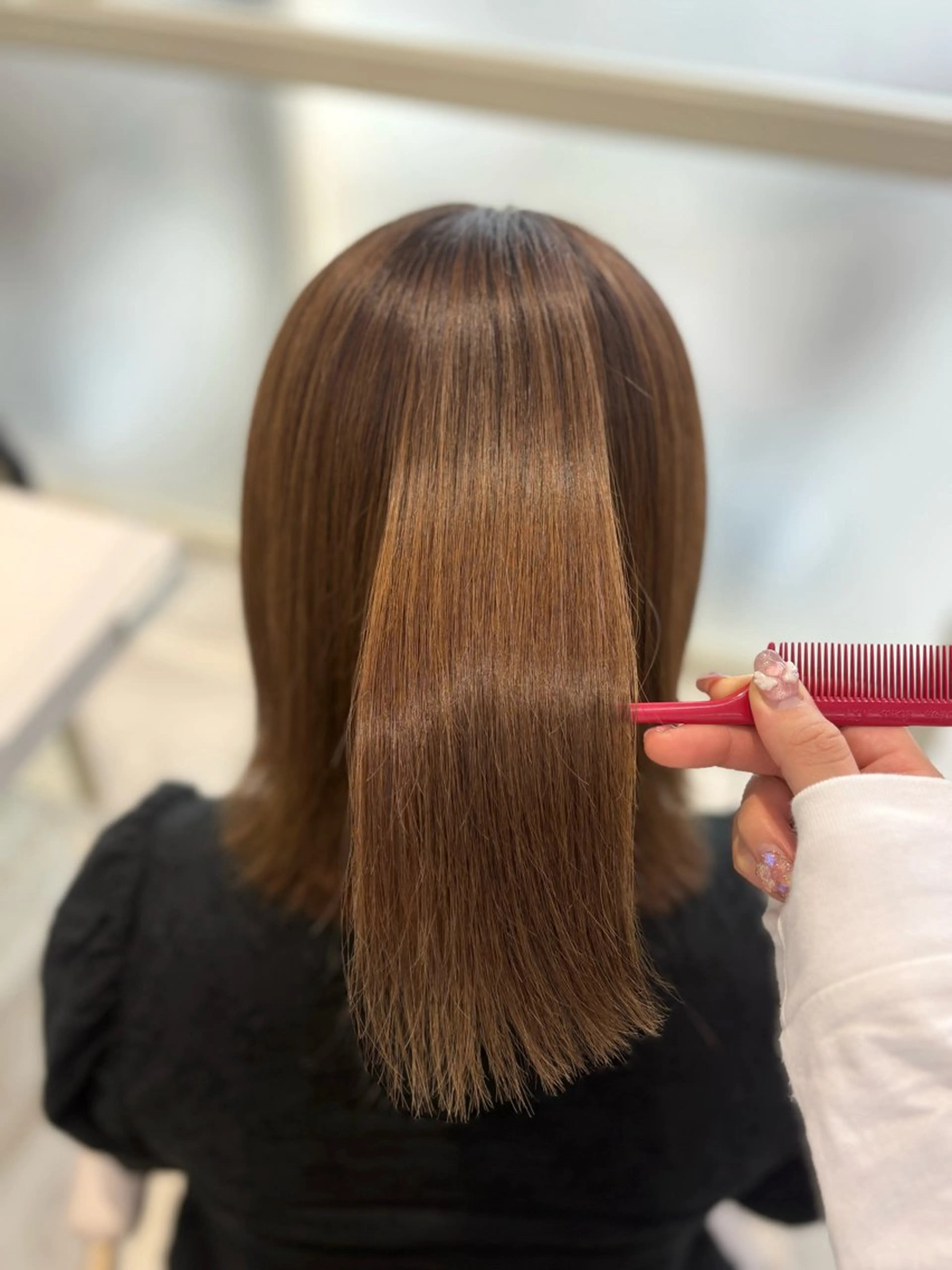 ショート 縮毛矯正 トリートメント つや髪/ライブヘア /Miya🎀🪽のヘアスタイル