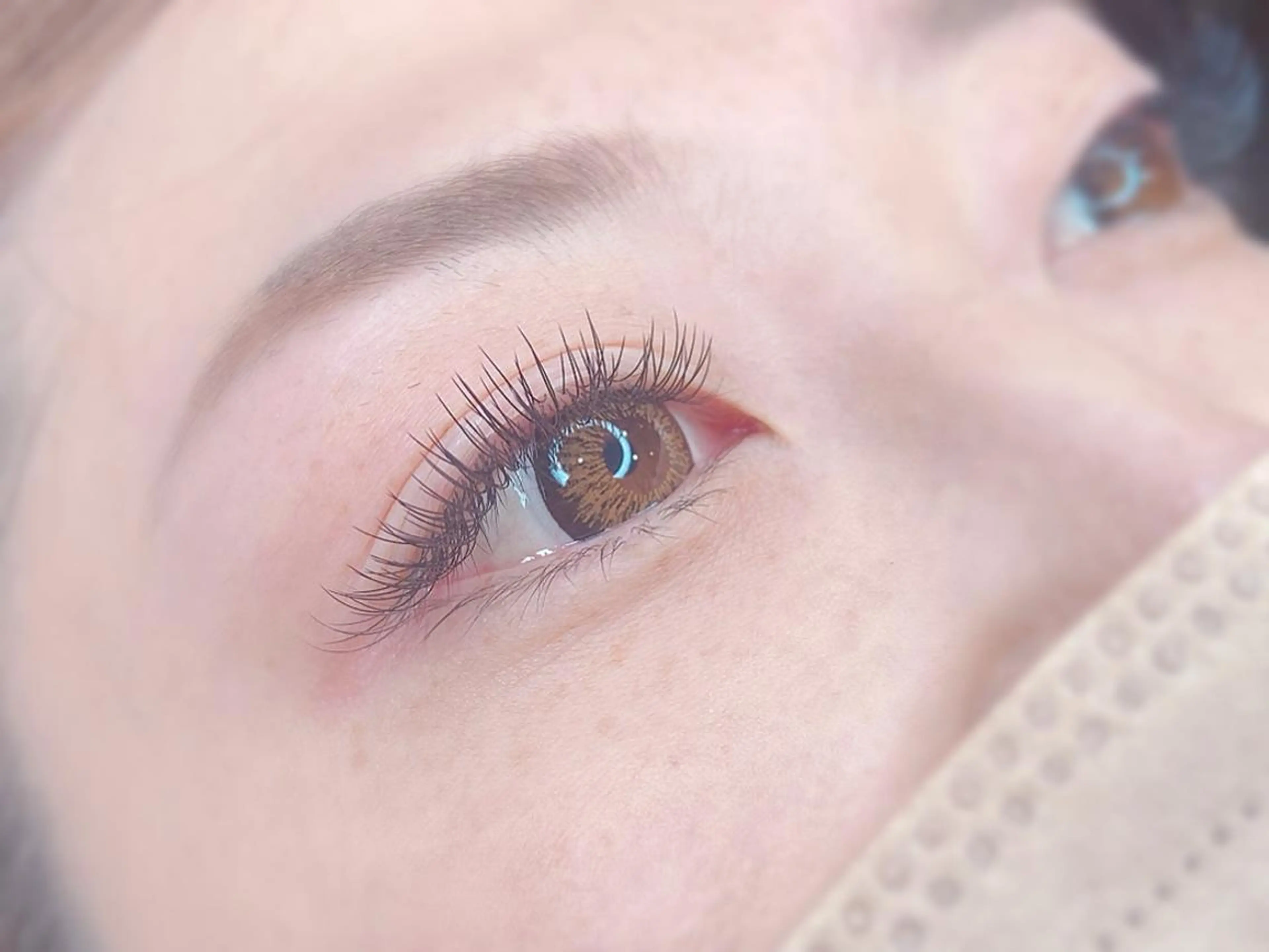 マツエク・マツパ 付け放題 Dカール フラットラッシュ LASHIQ南堀江 奥優美のマツエク・マツパデザイン