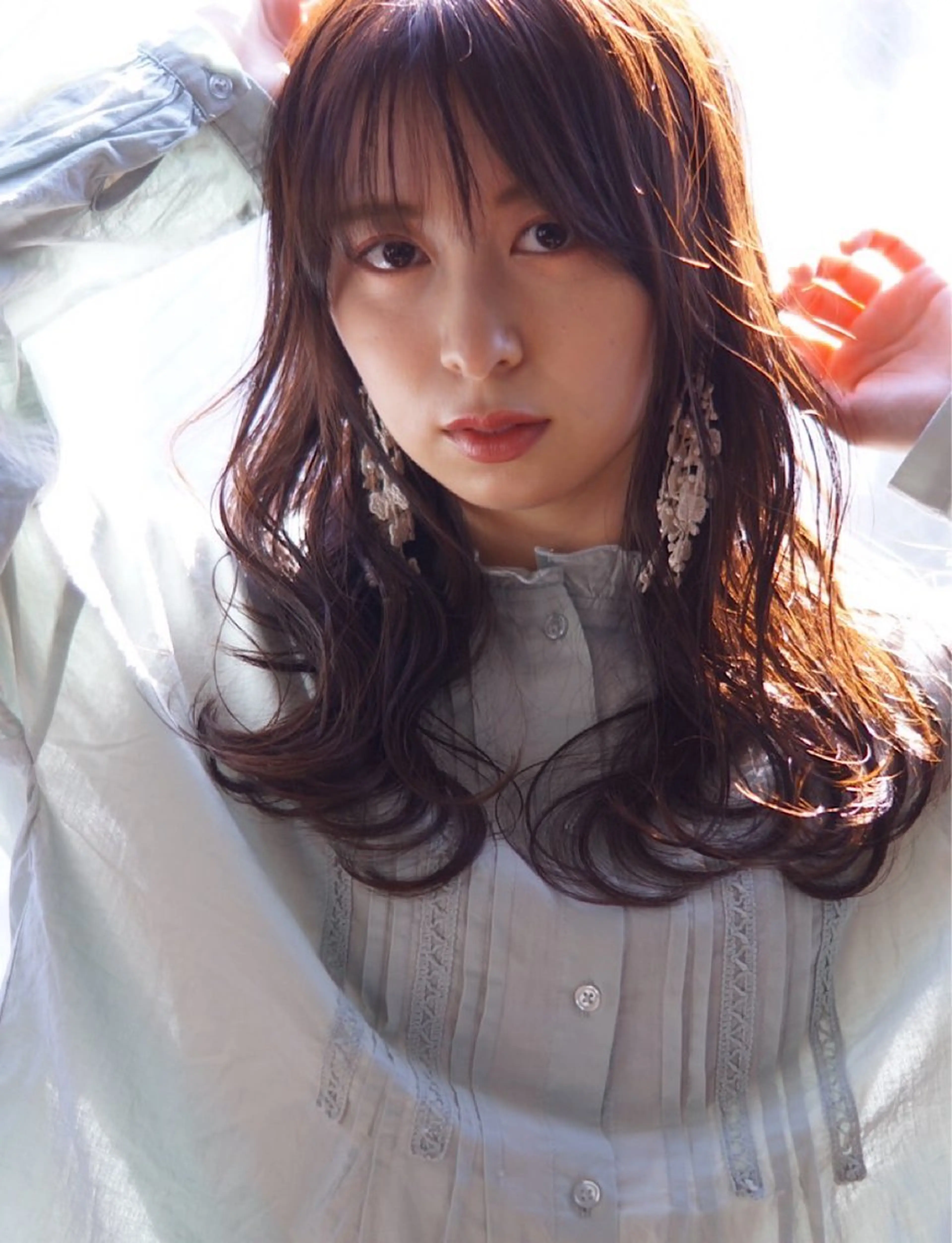 ロング カラー 透明感カラー ダブルカラー ハイライトカラー イルミナカラー インナーカラー カット ヘアカラー トリートメント misa🫧ナチュラ ル縮毛矯正/髪質改善のヘアスタイル