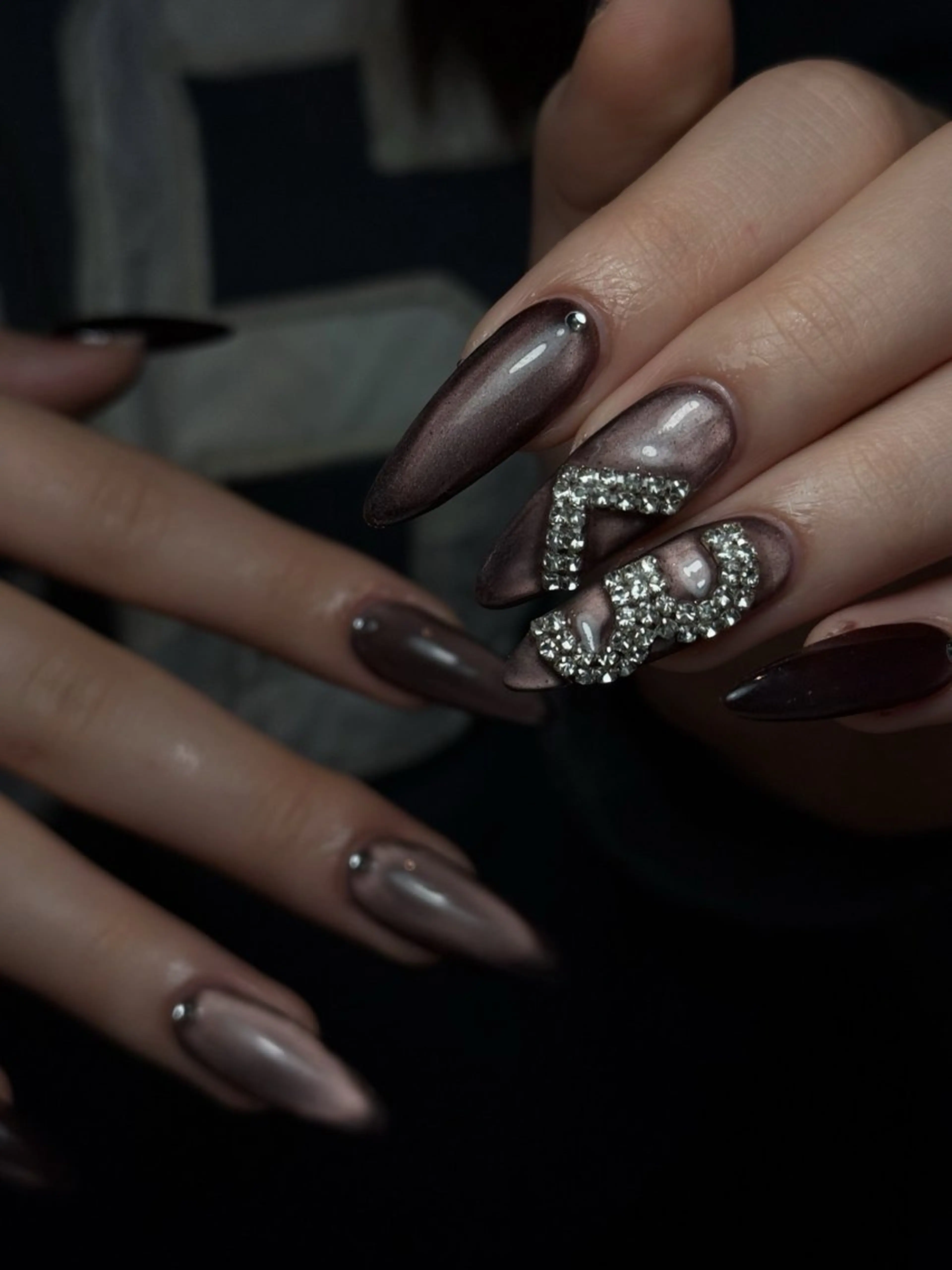 ネイル 韓国ネイル シンプルネイル ワンホンネイル CoMo Nailのネイルデザイン