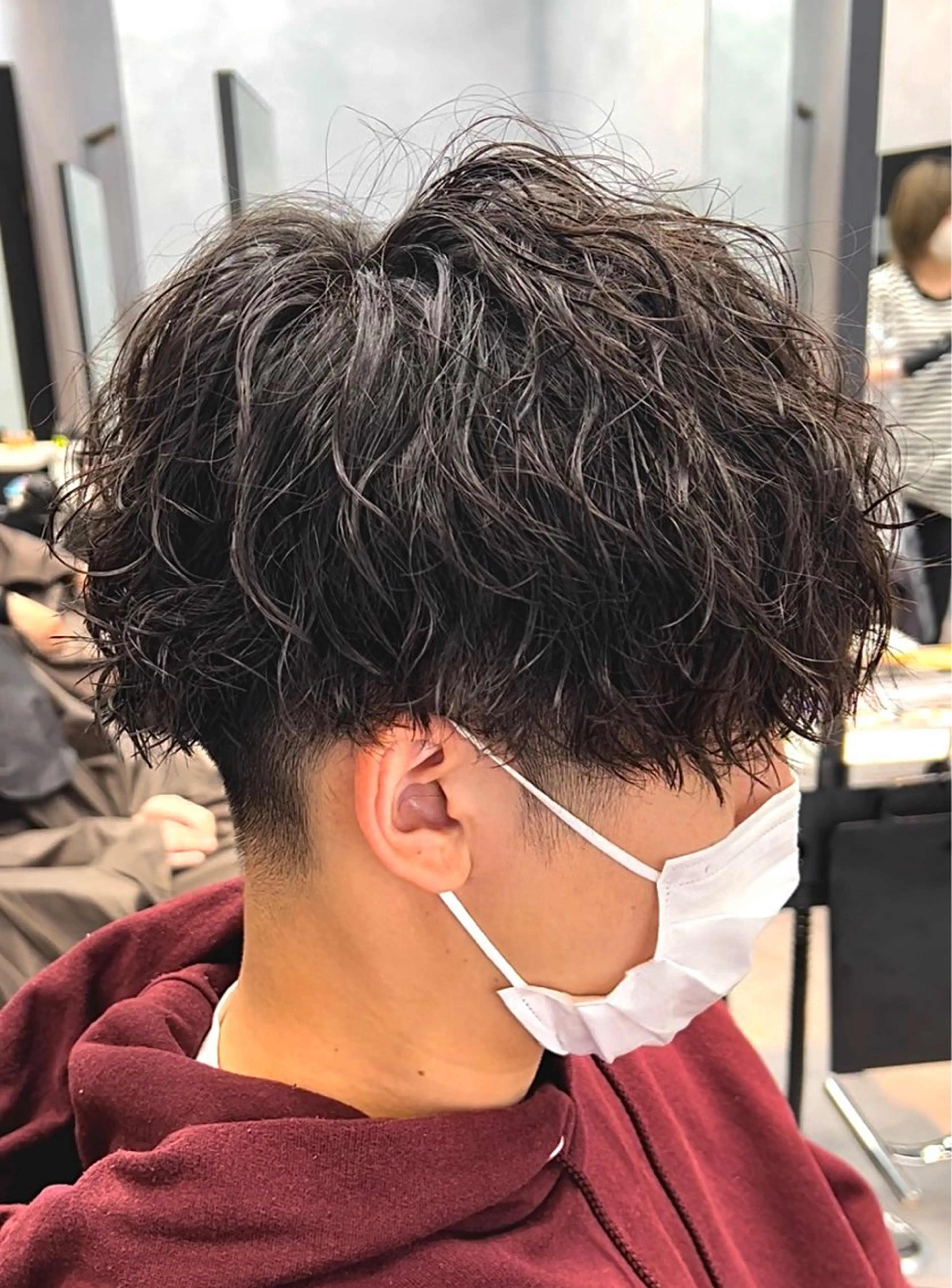 ショート パーマ メンズ カット パーマ 🦩パーマン🦩佐藤 航太のヘアスタイル