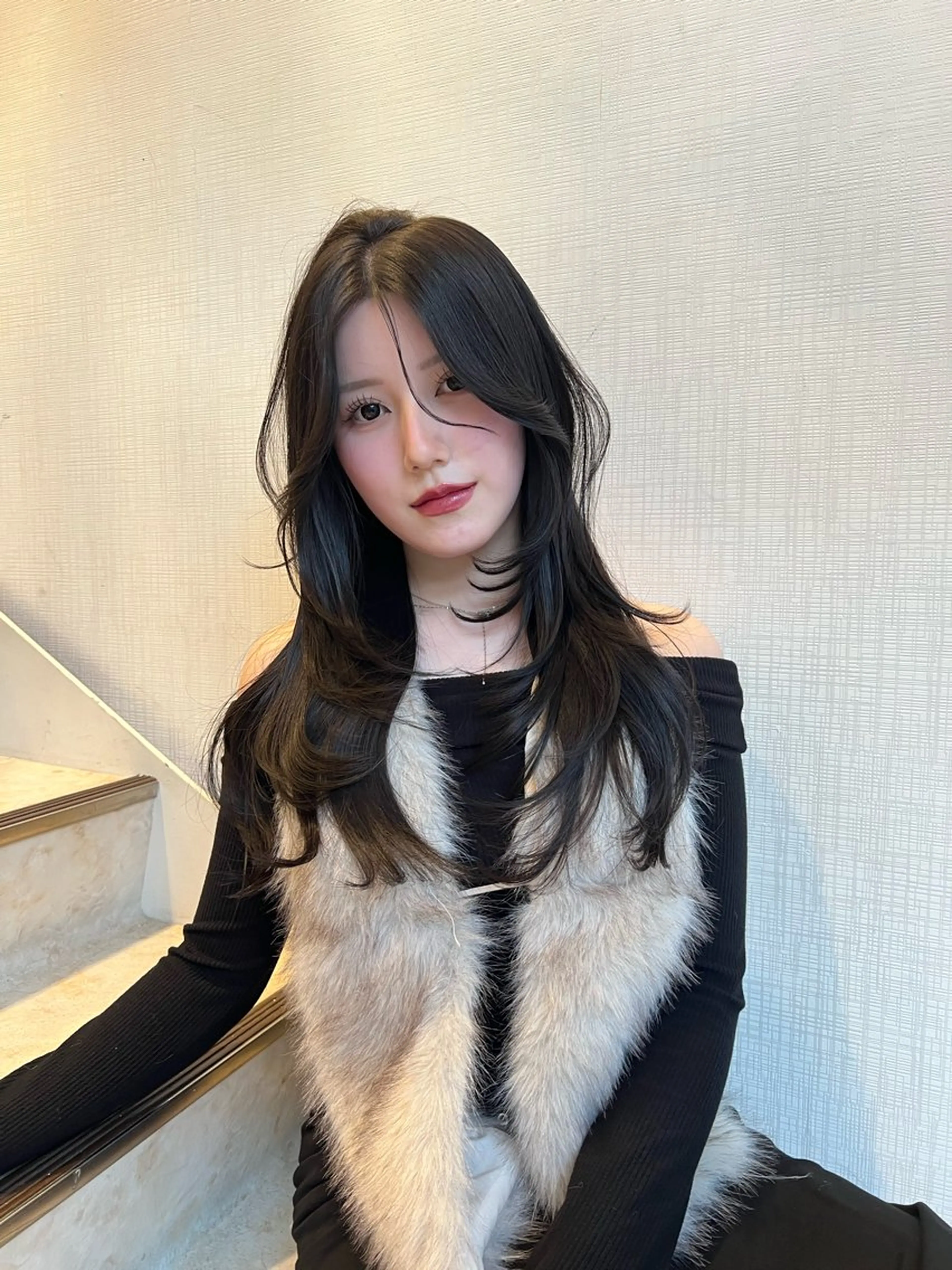 ロング カラー カット ヘアカラー トリートメント みつゆ 表参道/原宿のヘアスタイル