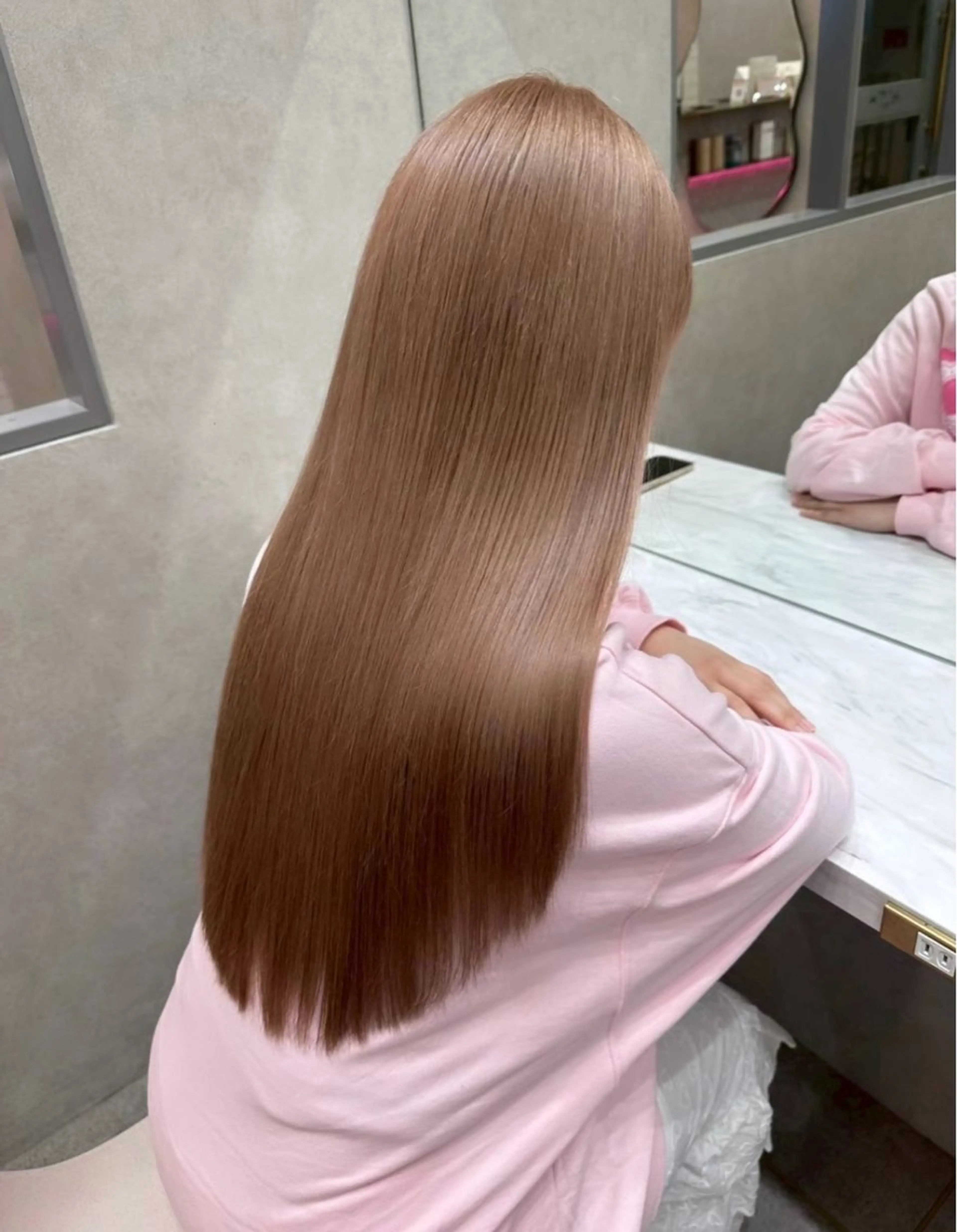 ミディアム ヘアカラー トリートメント 🎀似合わせカット/ 透明感カラー/翼🎀のヘアスタイル