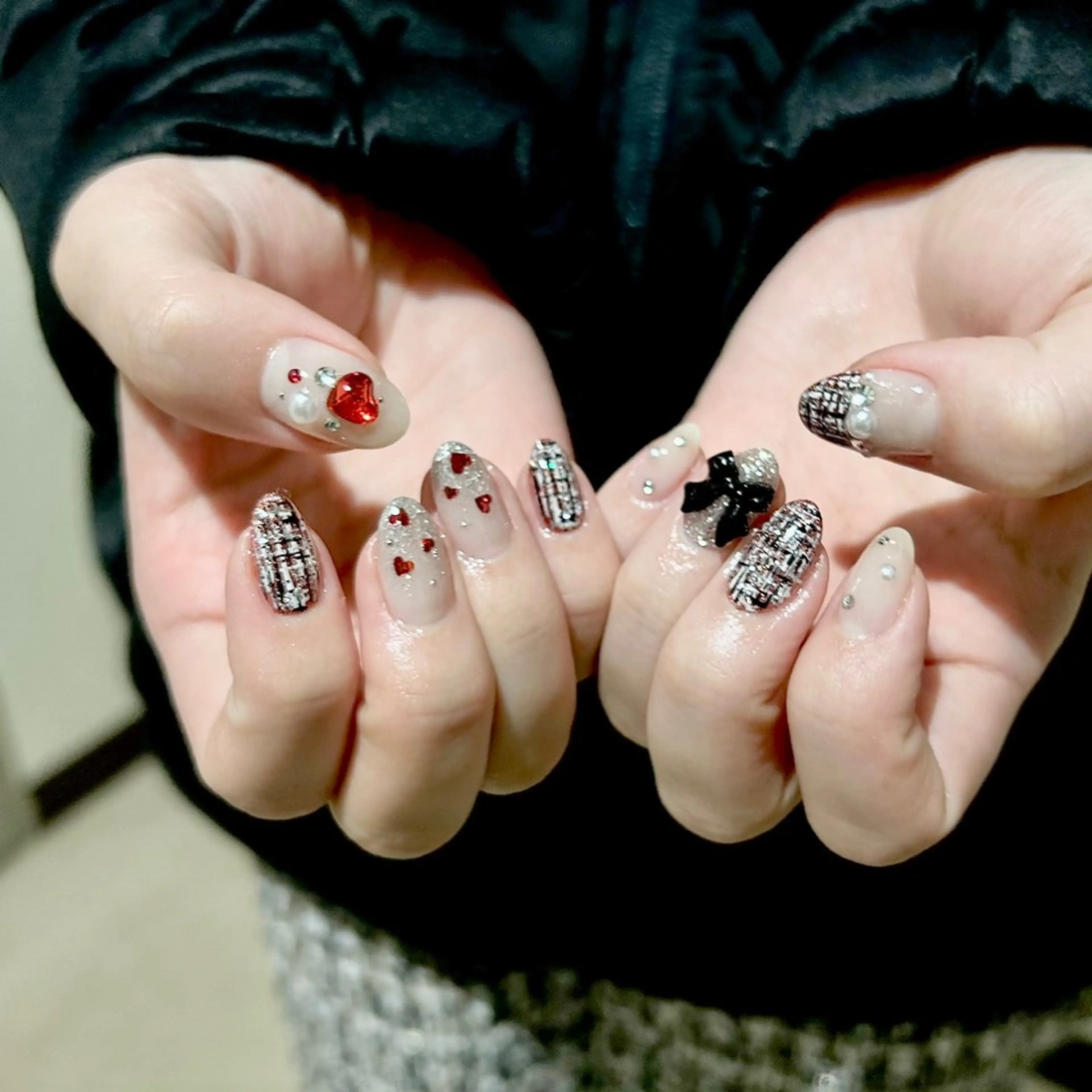 ネイル パラあり！フィルイン 美フォルムのネイルデザイン