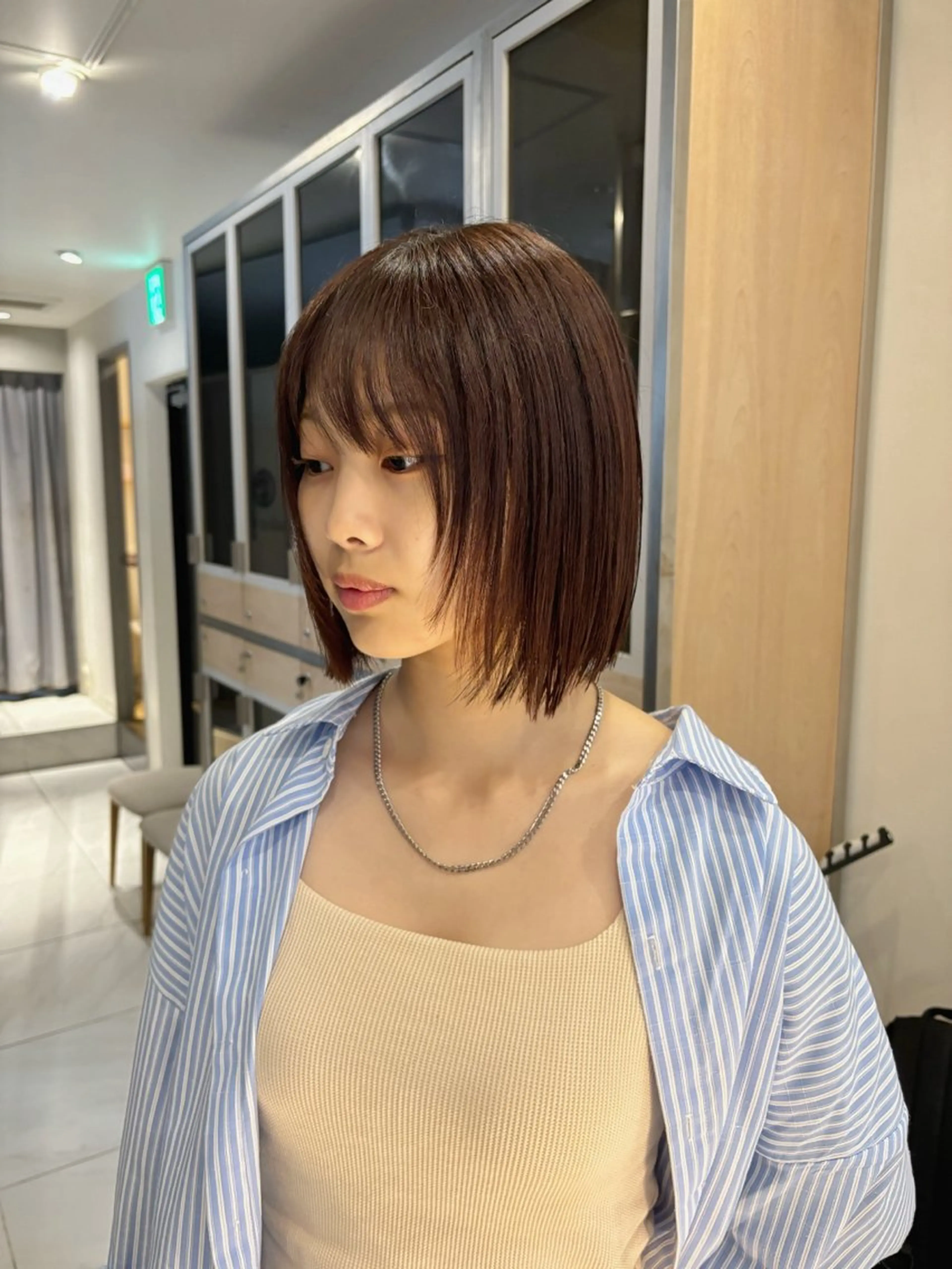 ミディアム カラー ヘアアレンジ 艶髪/レイヤーカット 🐣misakiのヘアスタイル