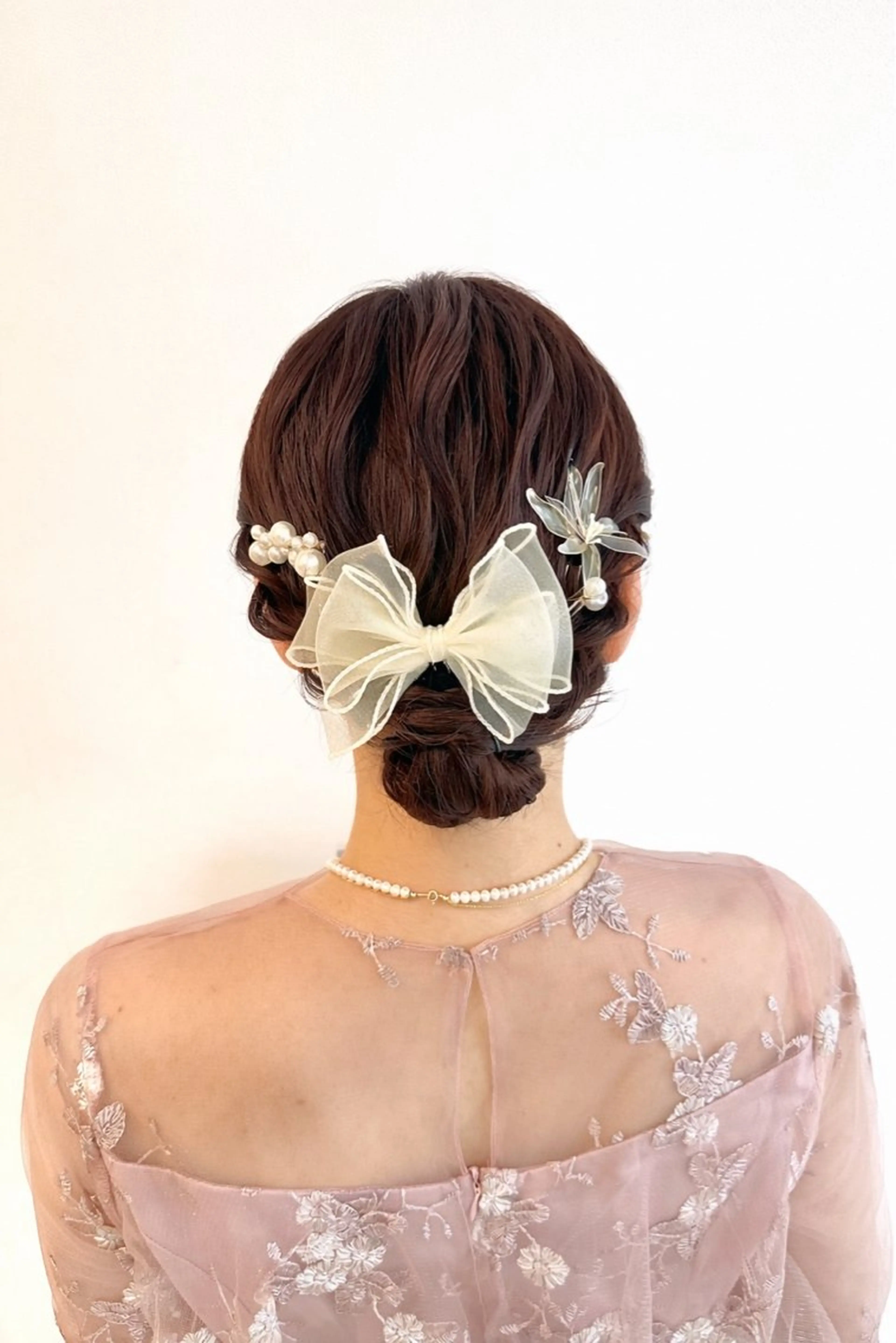 ミディアム ヘアアレンジ ヘアセット カラーモデル０円／ 🎀Nanase‎のヘアスタイル