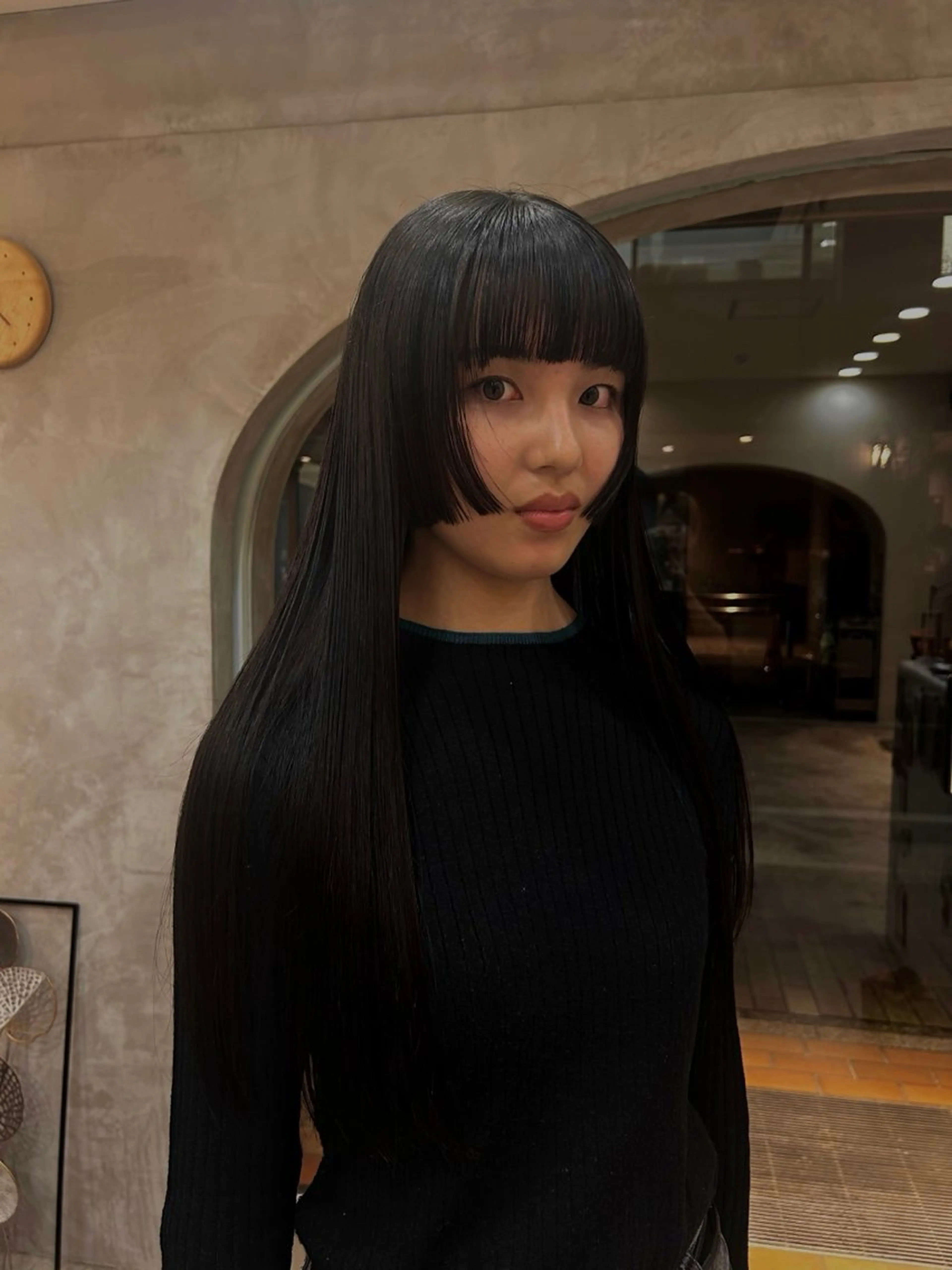 ロング デザインカット/ パーマ/nanaのヘアスタイル