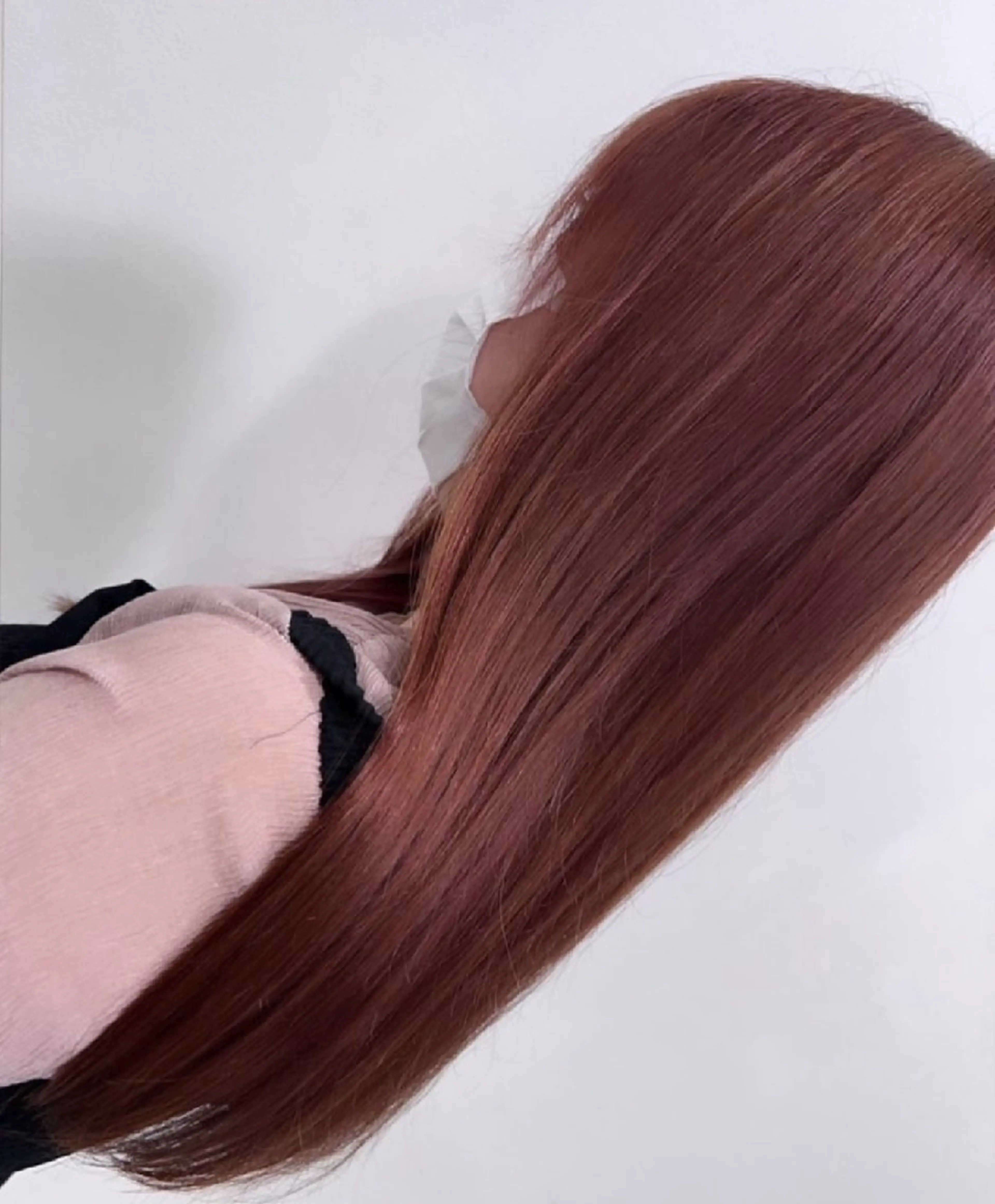 ロング ショートボブ ボブ ハイライト 髪質改善 縮毛矯正 カット 縮毛矯正 トリートメント ヘアテラス エムナラテンのヘアスタイル