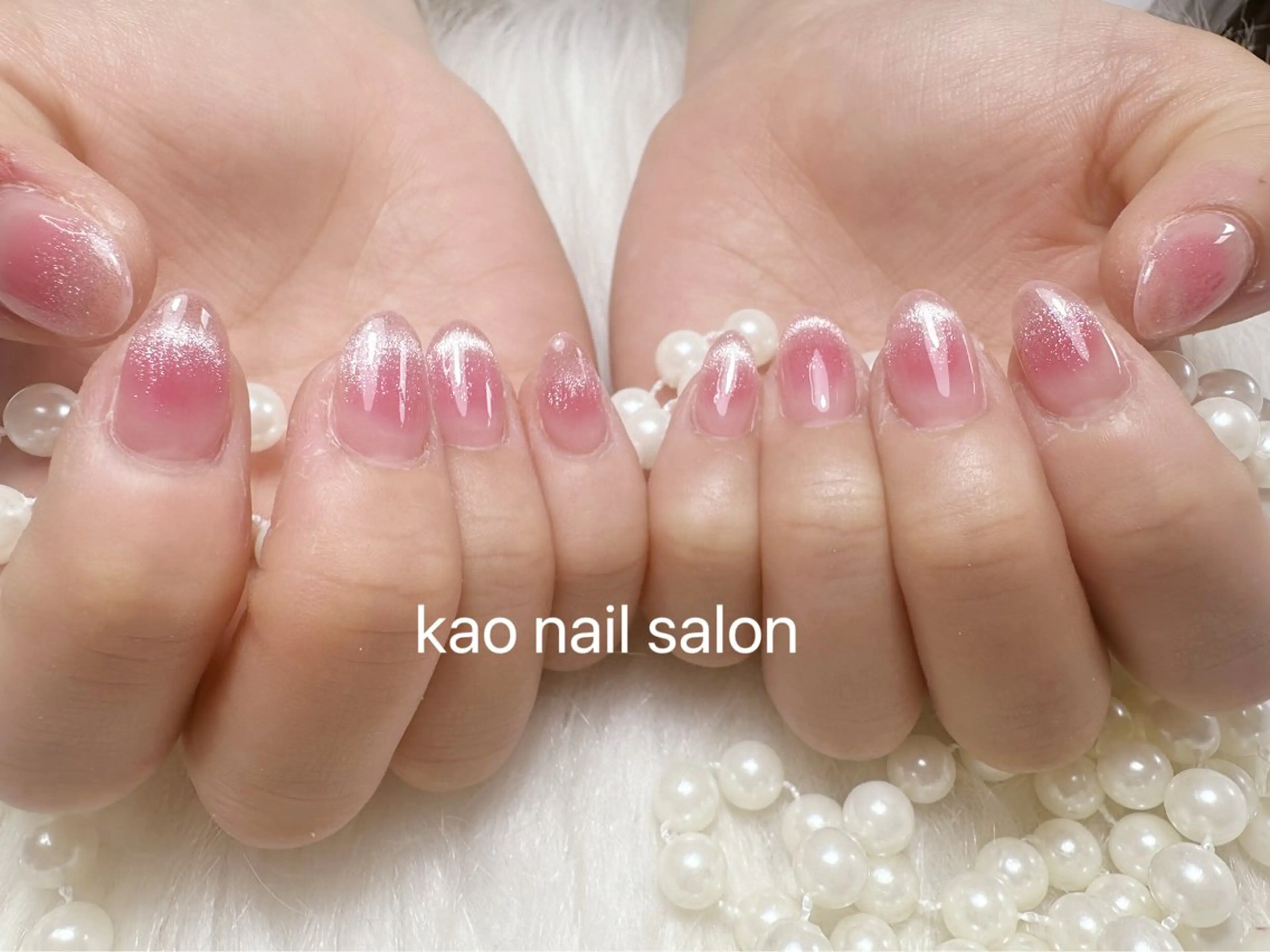 ネイル ハンドネイル kao nail マグネット/長さだしのネイルデザイン