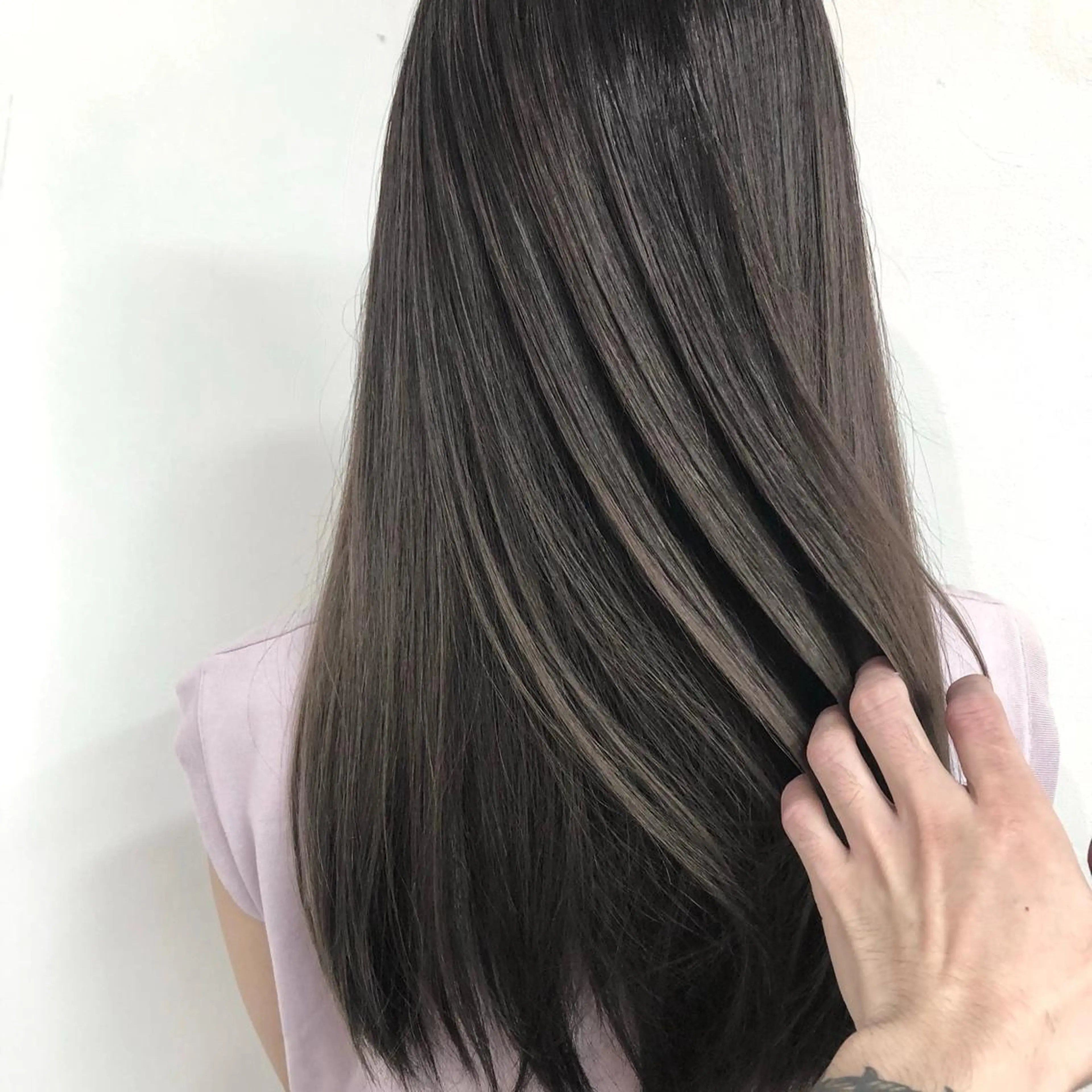 ロング カラー ✨韓国/外国人風✨ 江原巧のヘアスタイル