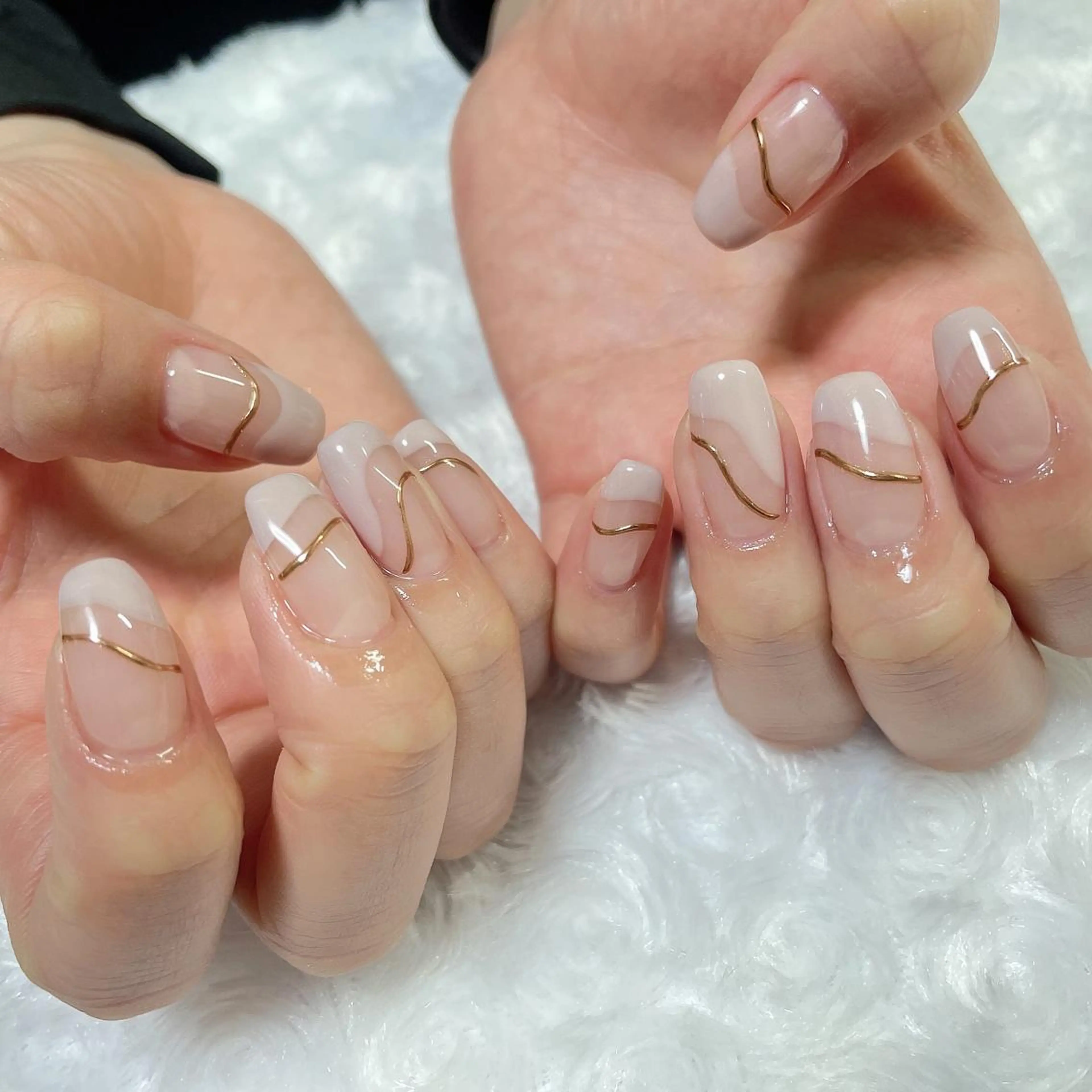 ネイル フレンチネイル ハンドネイル K's nail kotoeのネイルデザイン