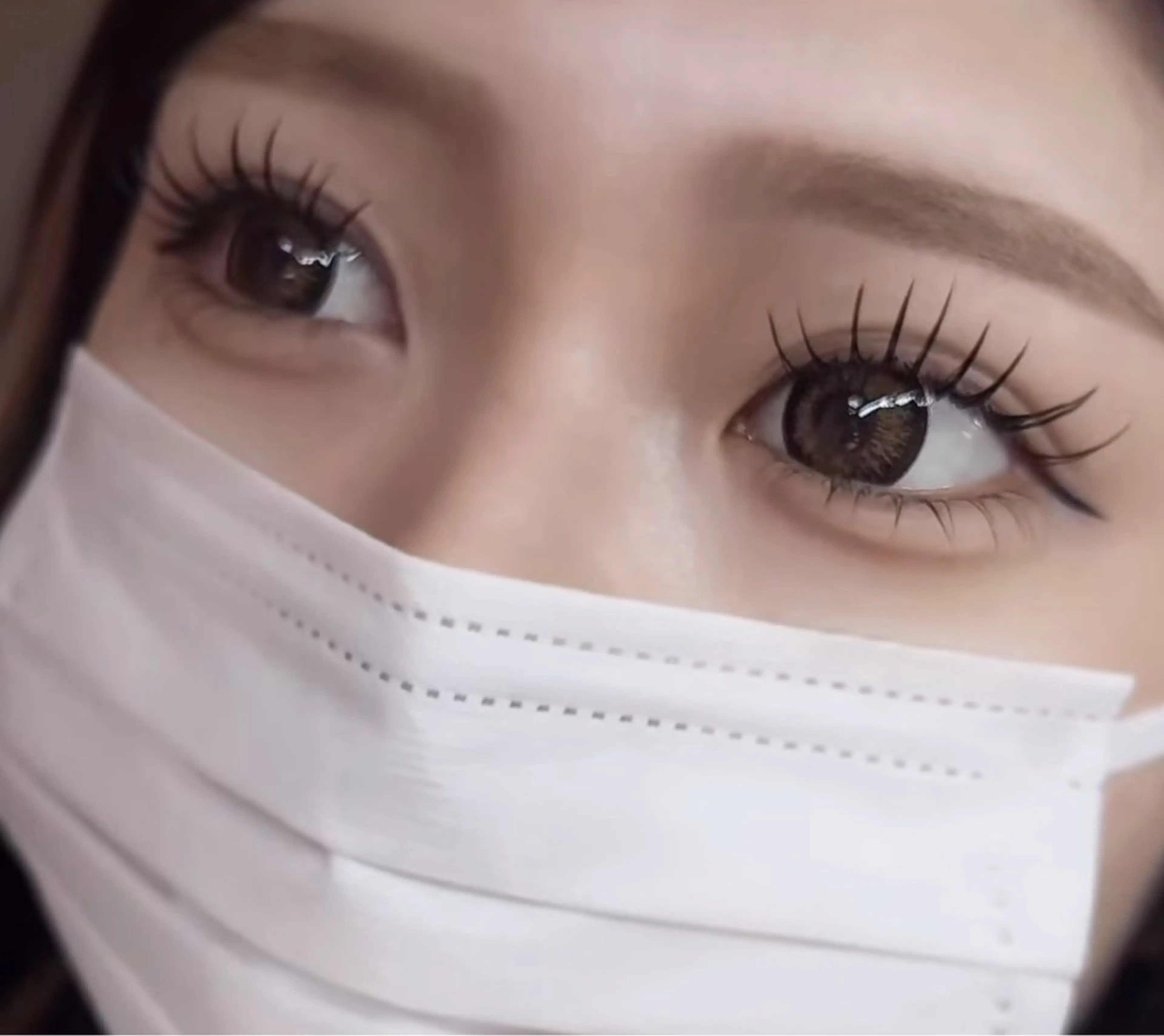 【LED無料】セクシー＆キュート🩷LCカールフラットラッシュ120本💖アイパック、コーティング付き　オフ➕550の写真