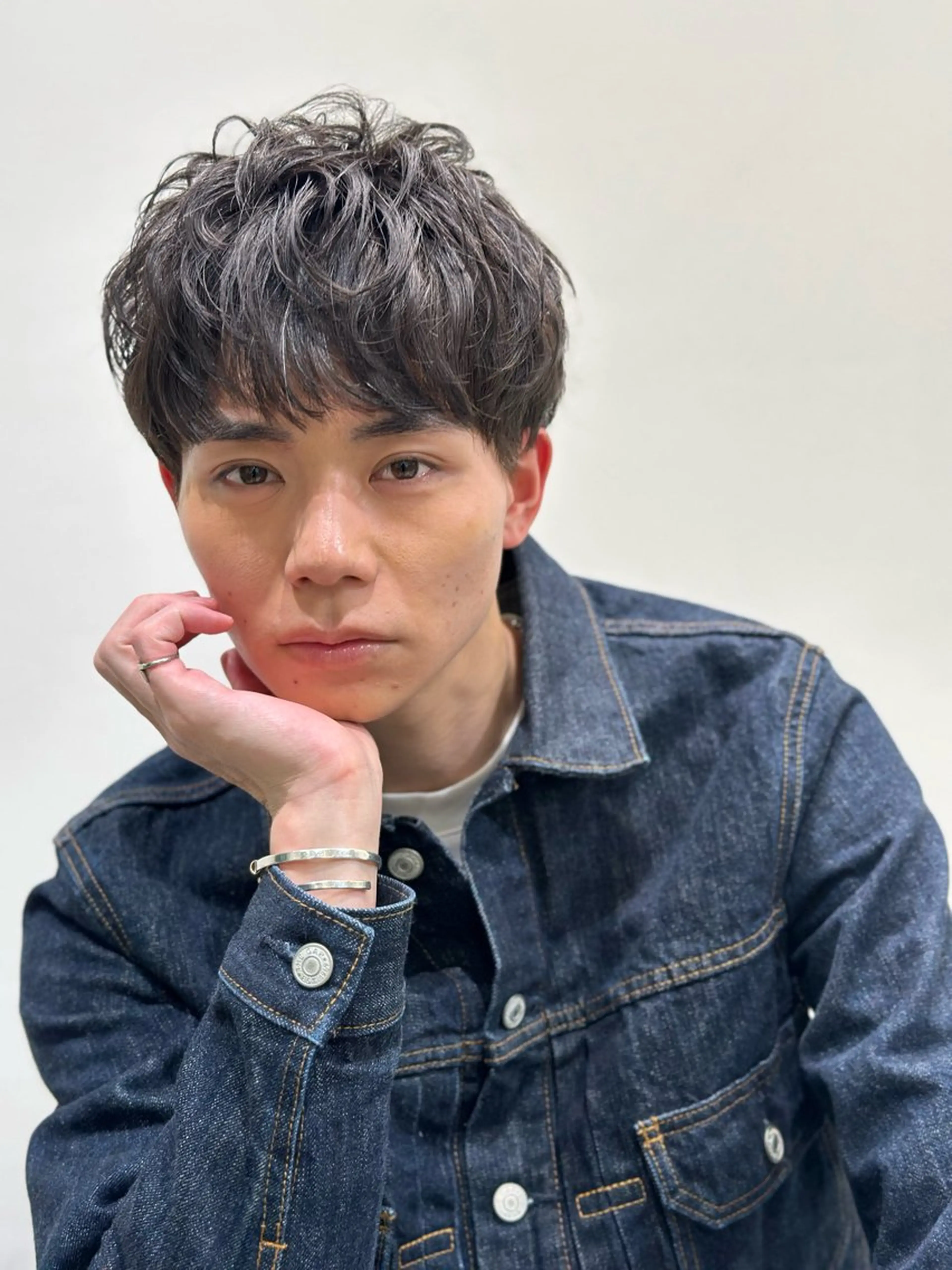 ショート パーマ 池袋センターパート No.1 裕大のヘアスタイル