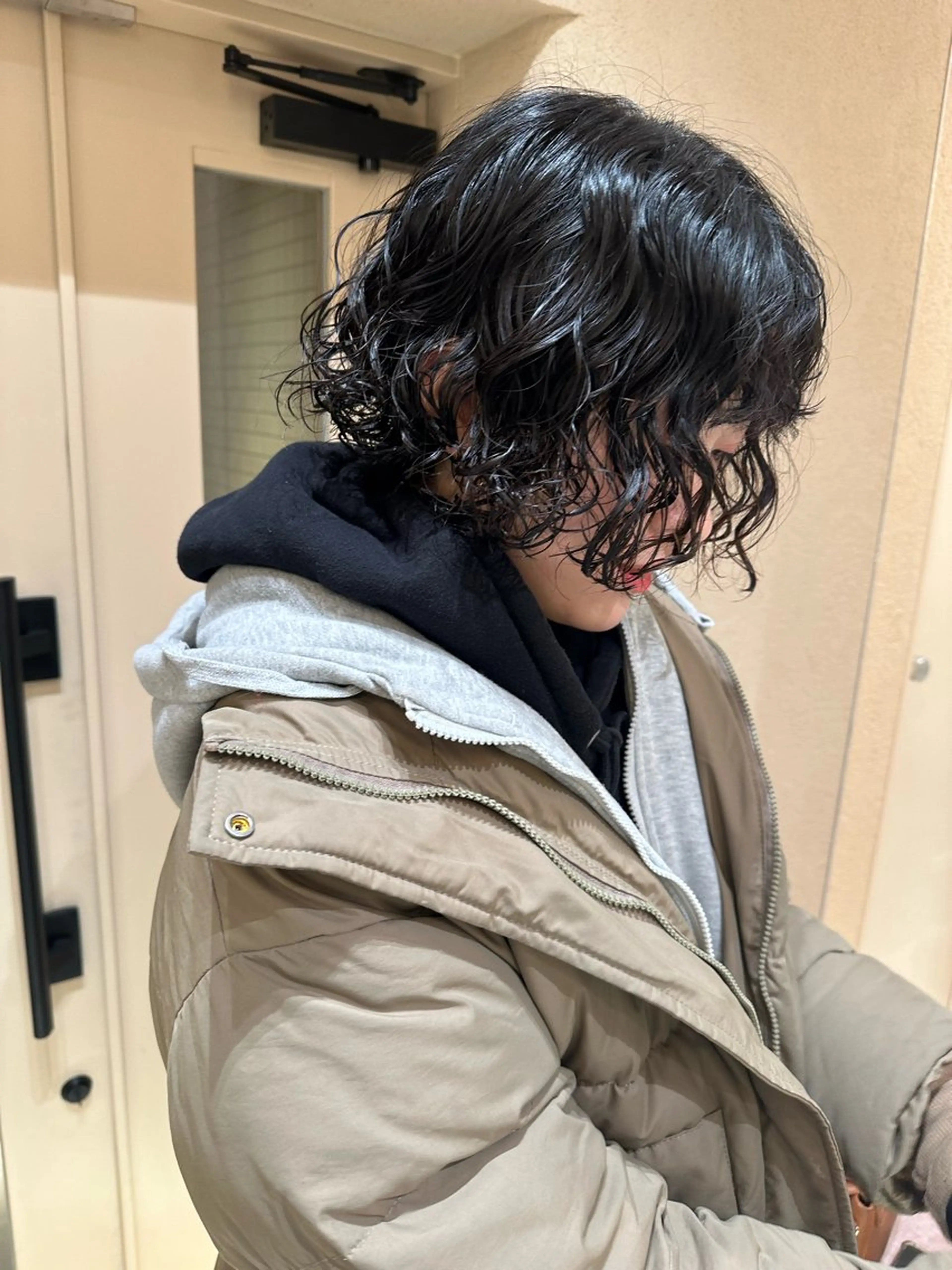 ミディアム パーマ カット パーマ ✳️ウルフ/メンズ/ スパイラルパーマ✳️のヘアスタイル